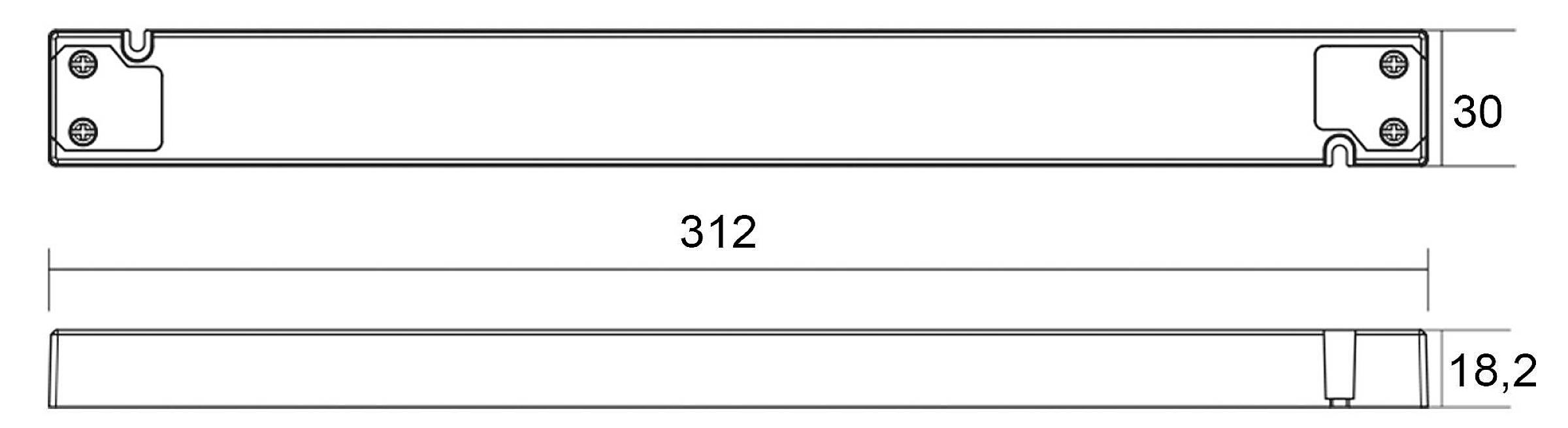 Deko Light LONG-FLAT, CV, LT-100-24 LED-Treiber Konstantspannung 100W 0 - 4170mA 24V 1St.