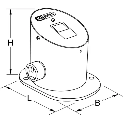 KS Tools 516.0100 Werkstattprüfgerät (L x B x H) 180 x 130 x 147mm KS Tools 516.0100 Werkstattprüfgerät (L x B x H) 180 x 130 x 147mm