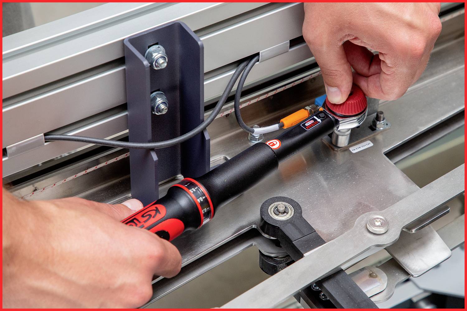 KS Tools ERGOTORQUE®precision 516.1402 Drehmomentschlüssel mit Knarre 1/4" (6.3 mm) 1 - 5 Nm