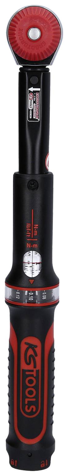 KS Tools ERGOTORQUE®precision 516.1402 Drehmomentschlüssel mit Knarre 1/4" (6.3 mm) 1 - 5 Nm