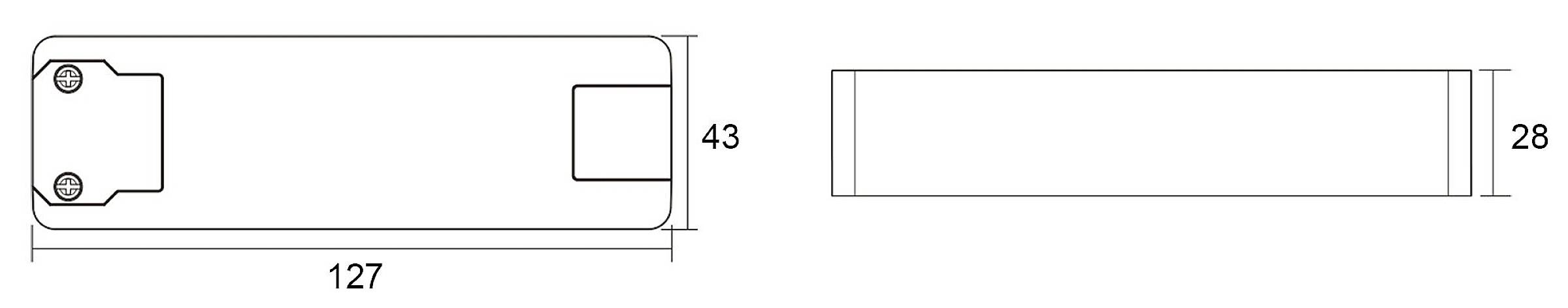 Deko Light BASIC, CC, V8-30-700mA/30W LED-Treiber Konstantstrom 30W 700mA 21 - 43V 1St.