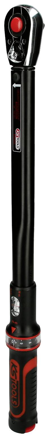 KS Tools ERGOTORQUE®precision 516.1512 Drehmomentschlüssel mit Knarre 1/4" (6.3 mm) 5 - 25 Nm