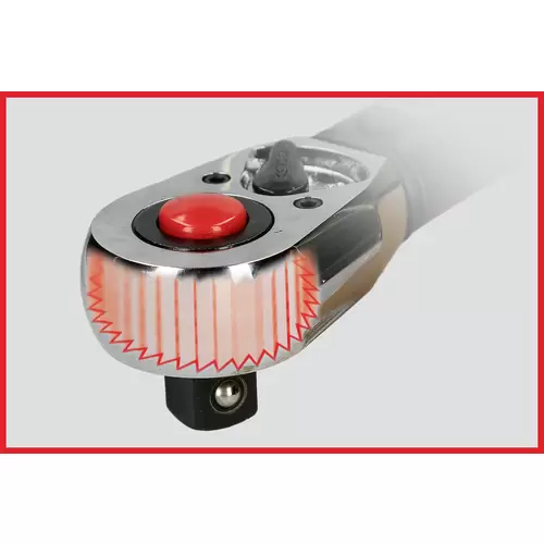 KS Tools ERGOTORQUE®precision 516.1522 Drehmomentschlüssel mit Knarre 3/8" (10 mm) 10 - 50 Nm KS Tools ERGOTORQUE®precision 516.1522 Drehmomentschlüssel mit Knarre 3/8" (10 mm) 10 - 50 Nm