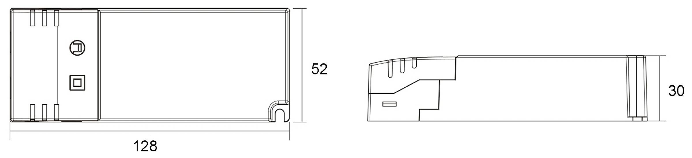 Deko Light BASIC, DIM, CV, 24V 2,5-25W LED-Treiber Konstantspannung 25 W 105 - 1040 mA 24 V 1 St.