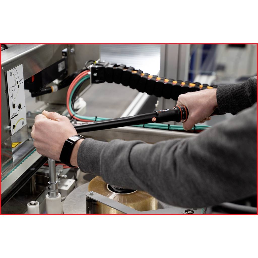 KS Tools ERGOTORQUE®precision 516.2400 Drehmomentschlüssel-Set mit Knarre 1/2" (12.5 mm) 20 - 200 Nm