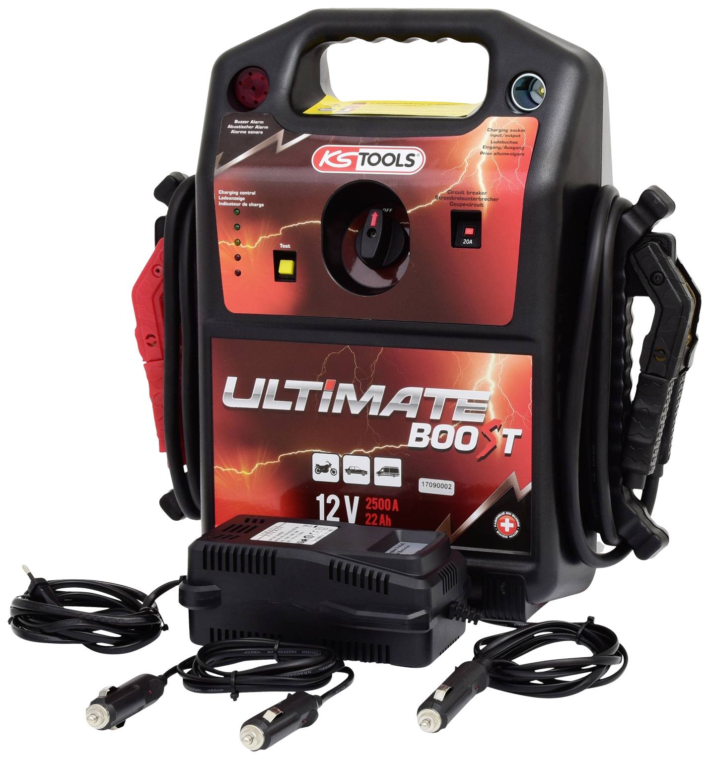 KS Tools Schnellstartsystem 550.1810 550.1810 Starthilfestrom (12 V)=850 A