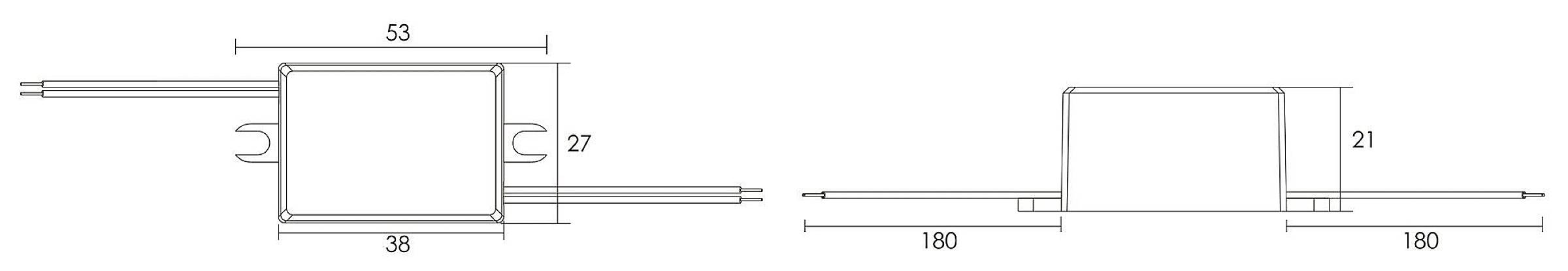 Deko Light MINI, CV, 24V/4W LED-Treiber Konstantspannung 4 W 0 - 170 mA 24 V 1 St.