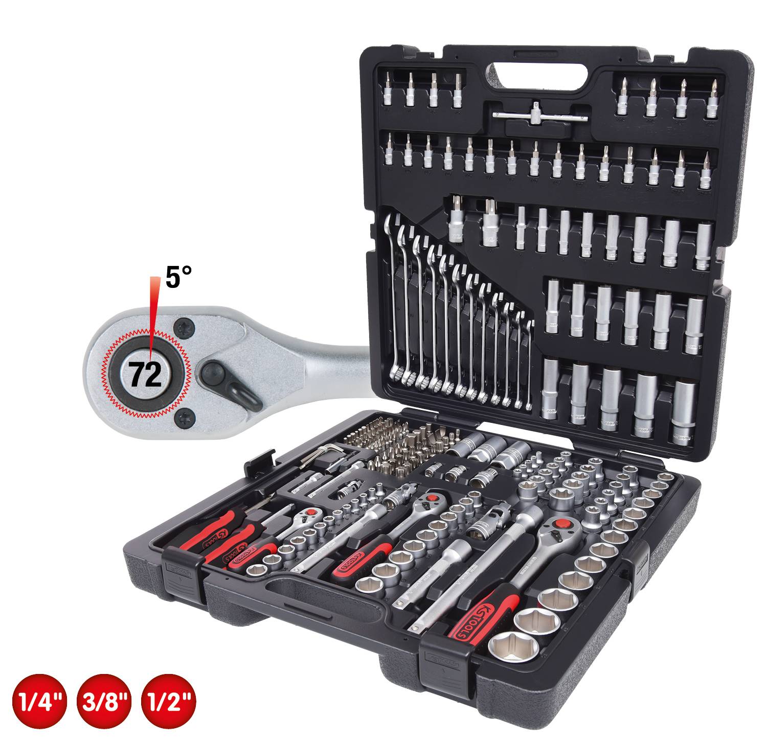 KS Tools 917.0216 Steckschlüsselsatz 216teilig 917.0216