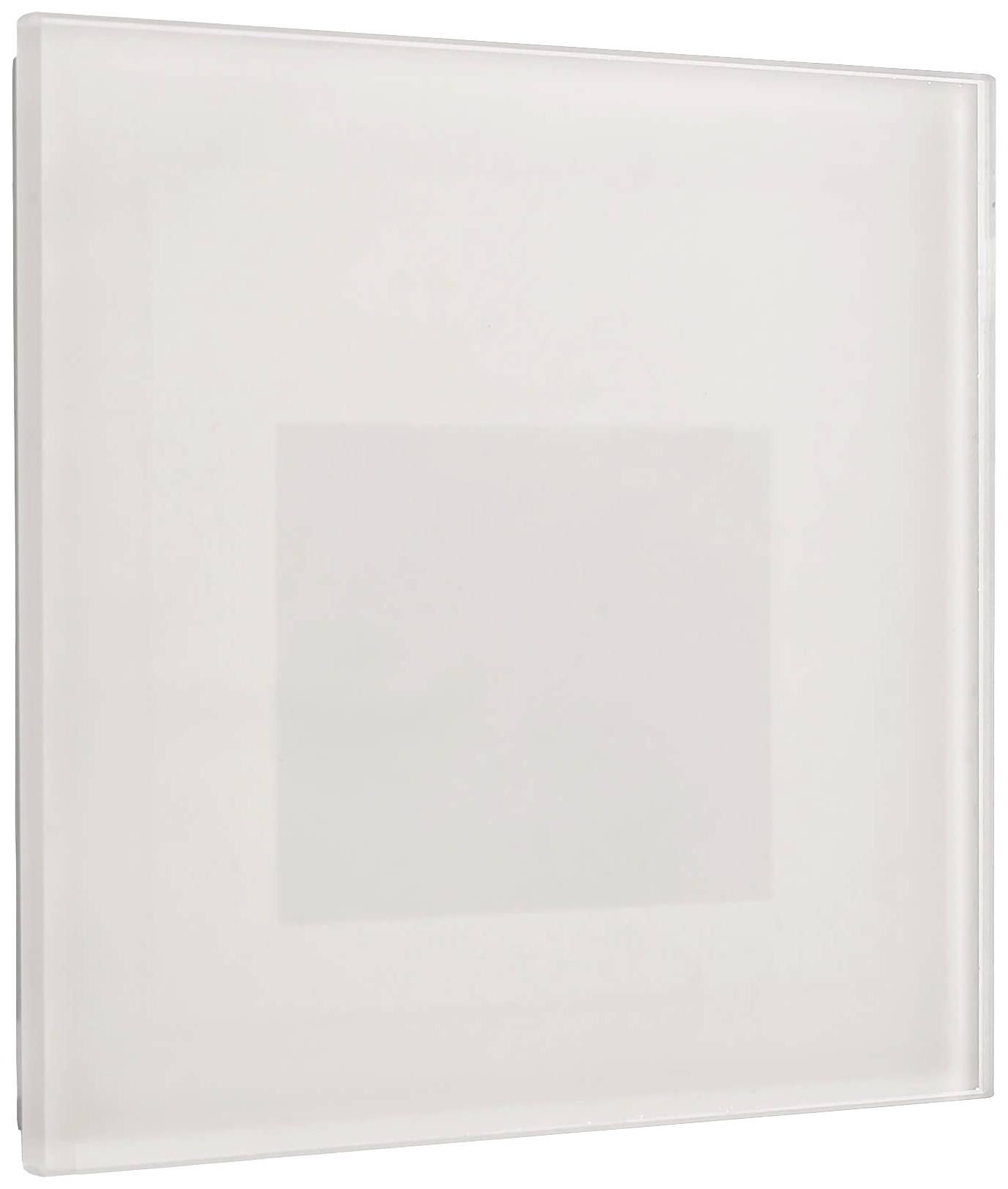 Deko Light Abdeckung milchig eckig für Alwaid 930480 Abdeckung Weiß (RAL 9016)