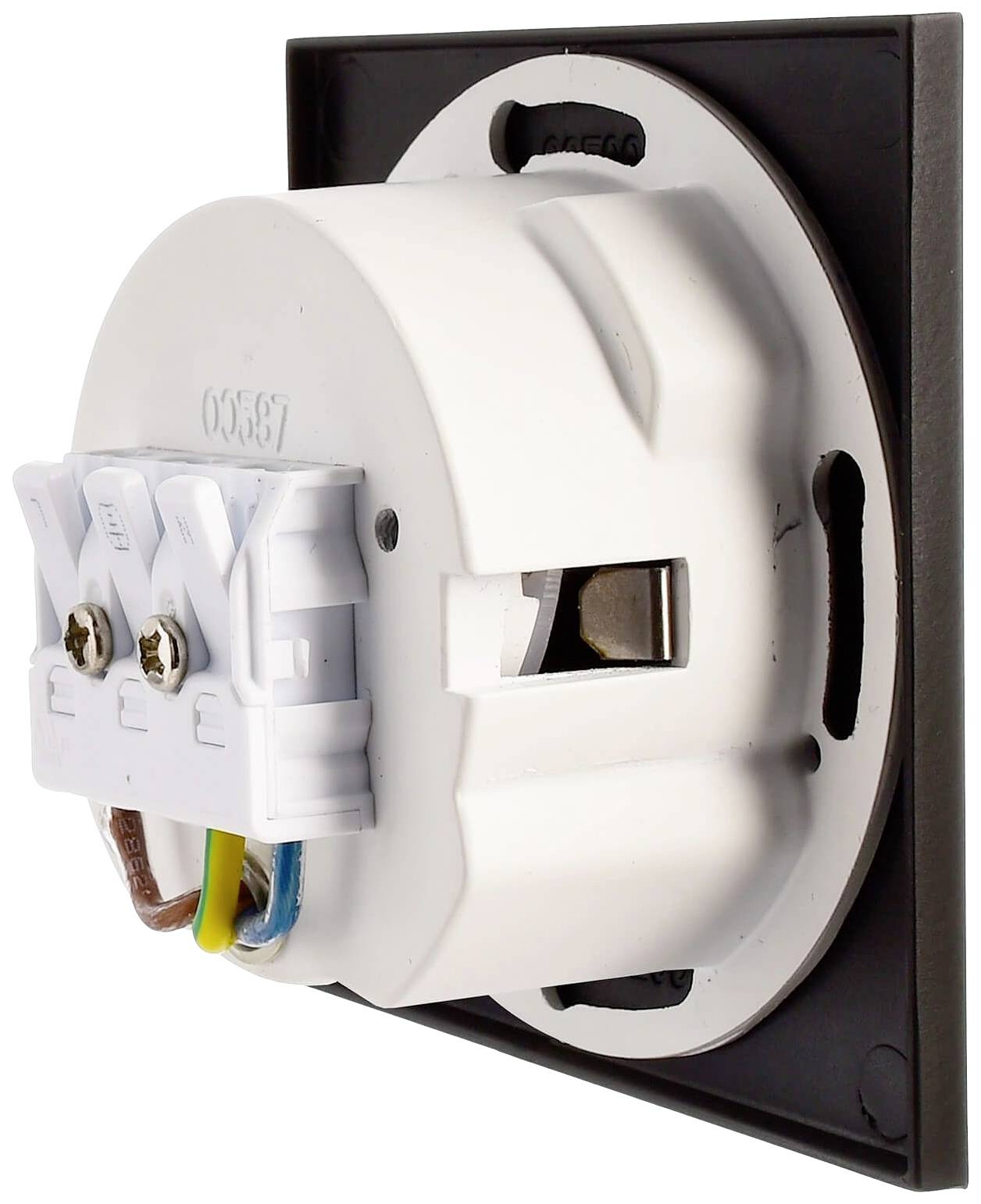 Deko Light Abdeckung eckig schwarz für Alwaid 930484 Abdeckung