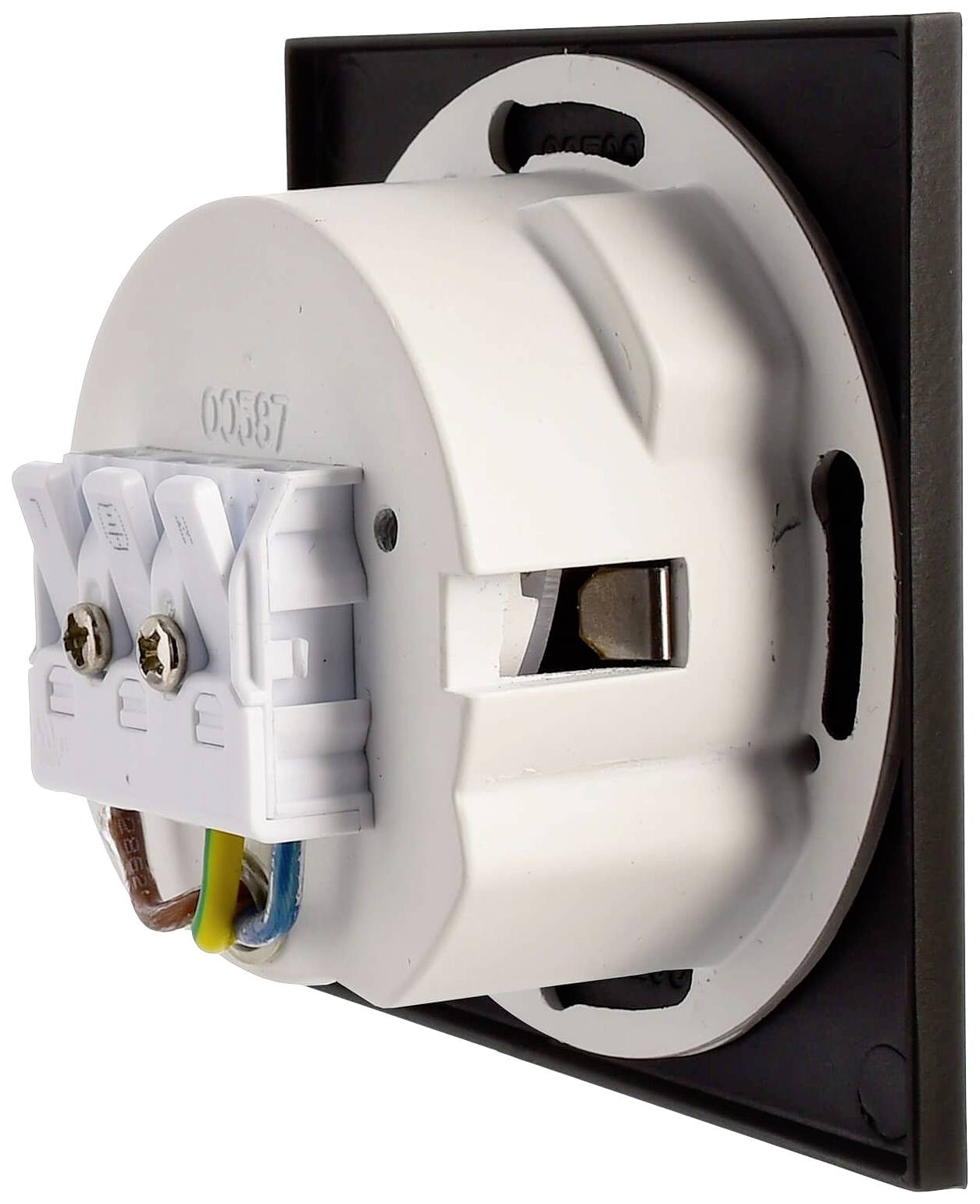 Deko Light Abdeckung eckig schwarz Auge für Alwaid 930493 Abdeckung Schwarz