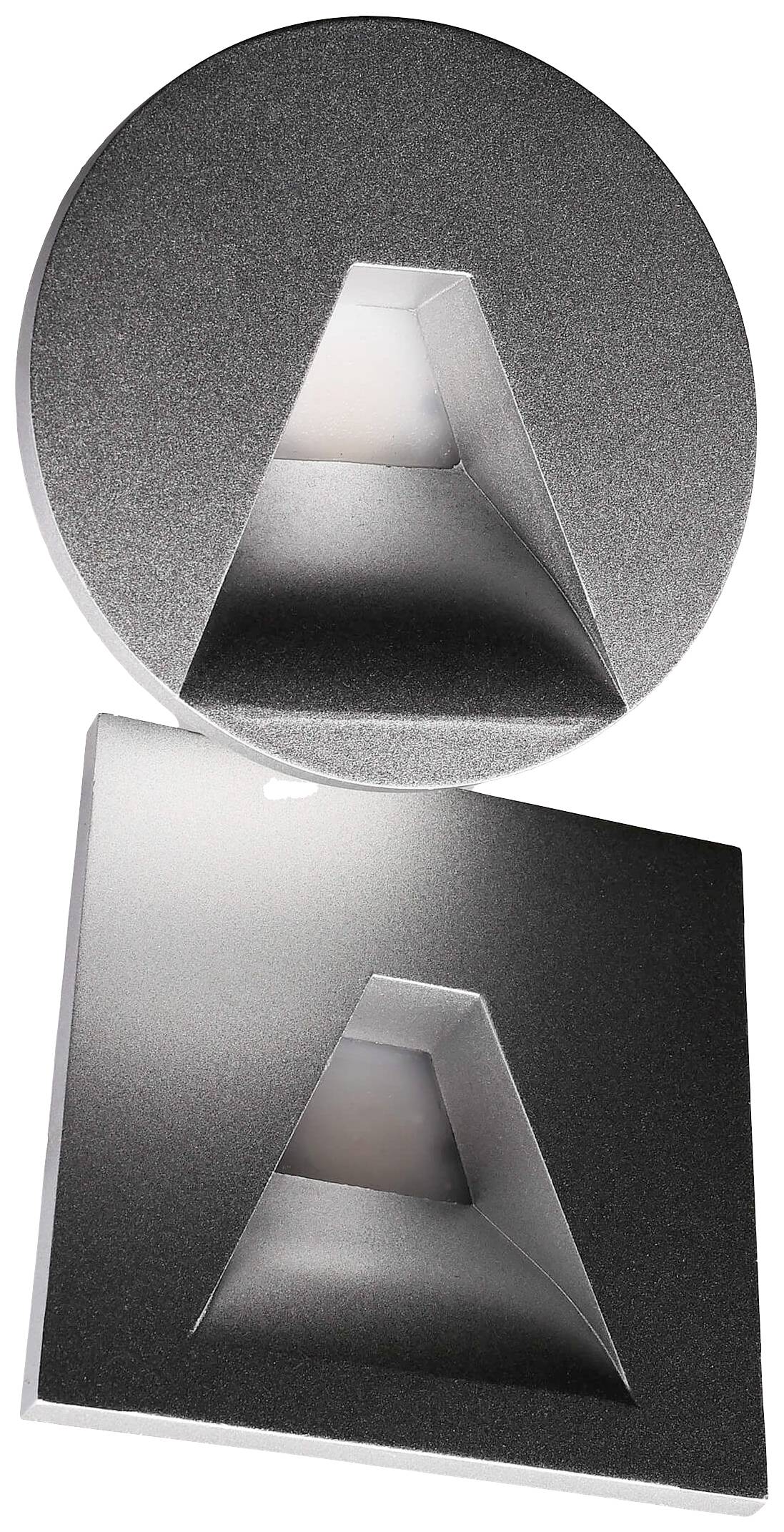 Deko Light Abdeckung rund grau Winkel für Alwaid 930504 Abdeckung Grau