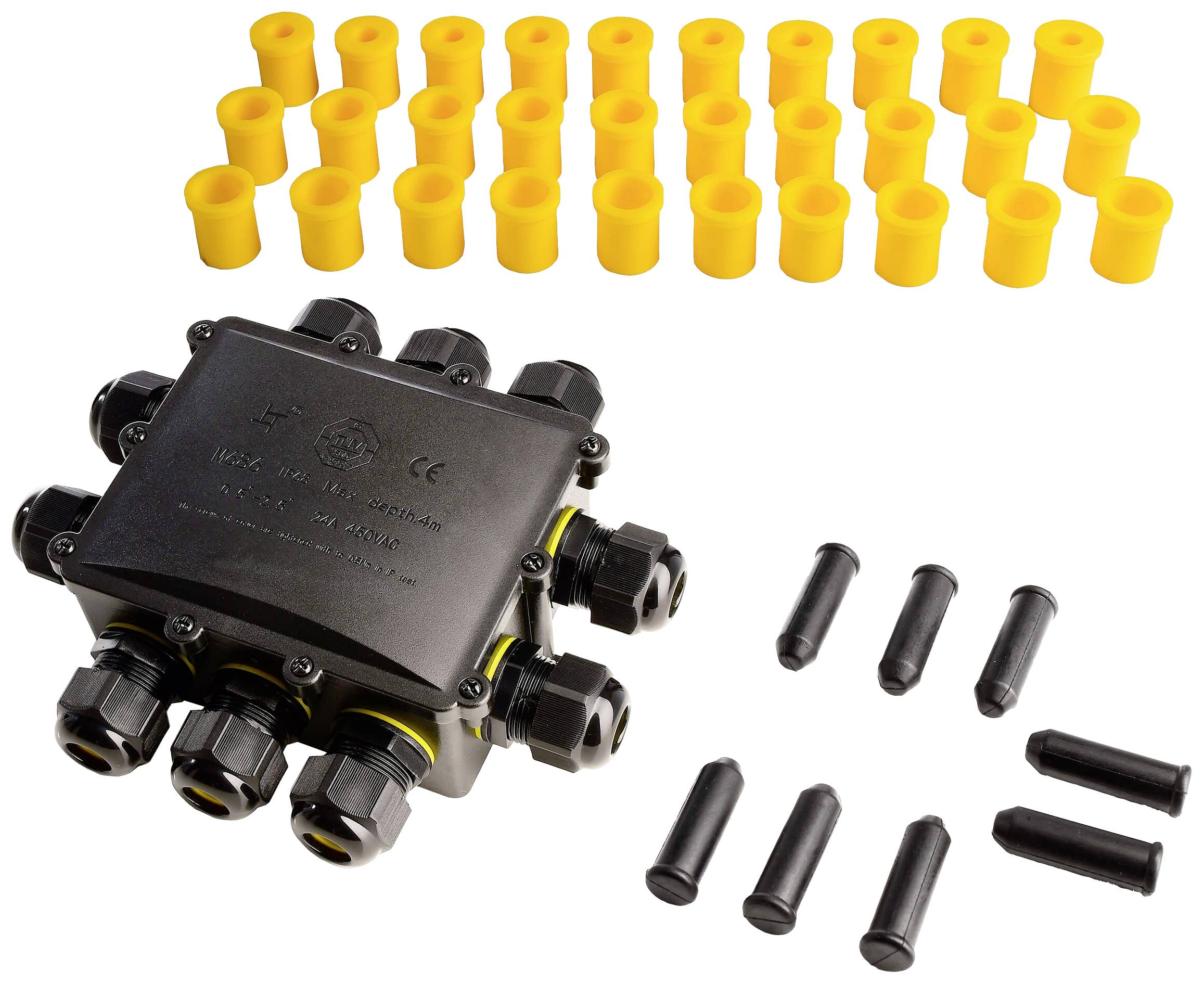 Deko Light 930574 10fach-Verteiler 450V Schwarz