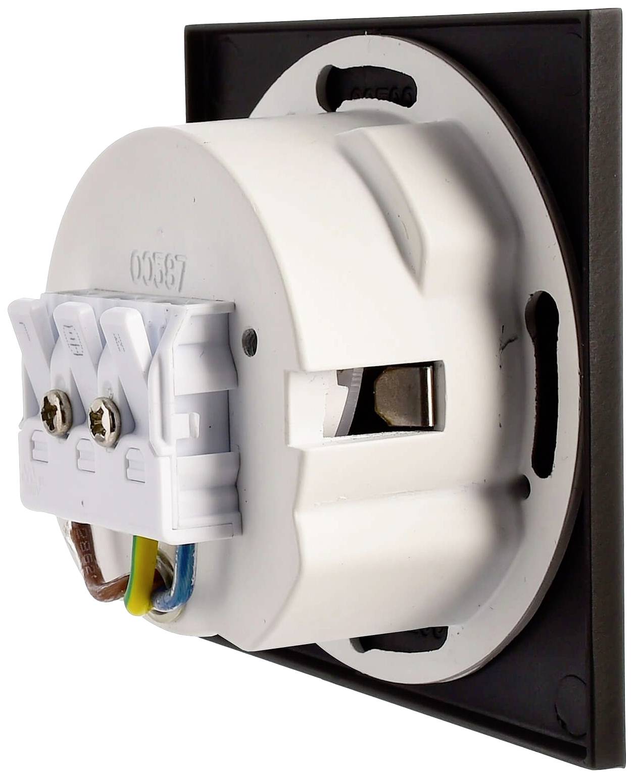 Deko Light Abdeckung eckig schwarz Winkel für Alwaid 930490 Abdeckung Schwarz