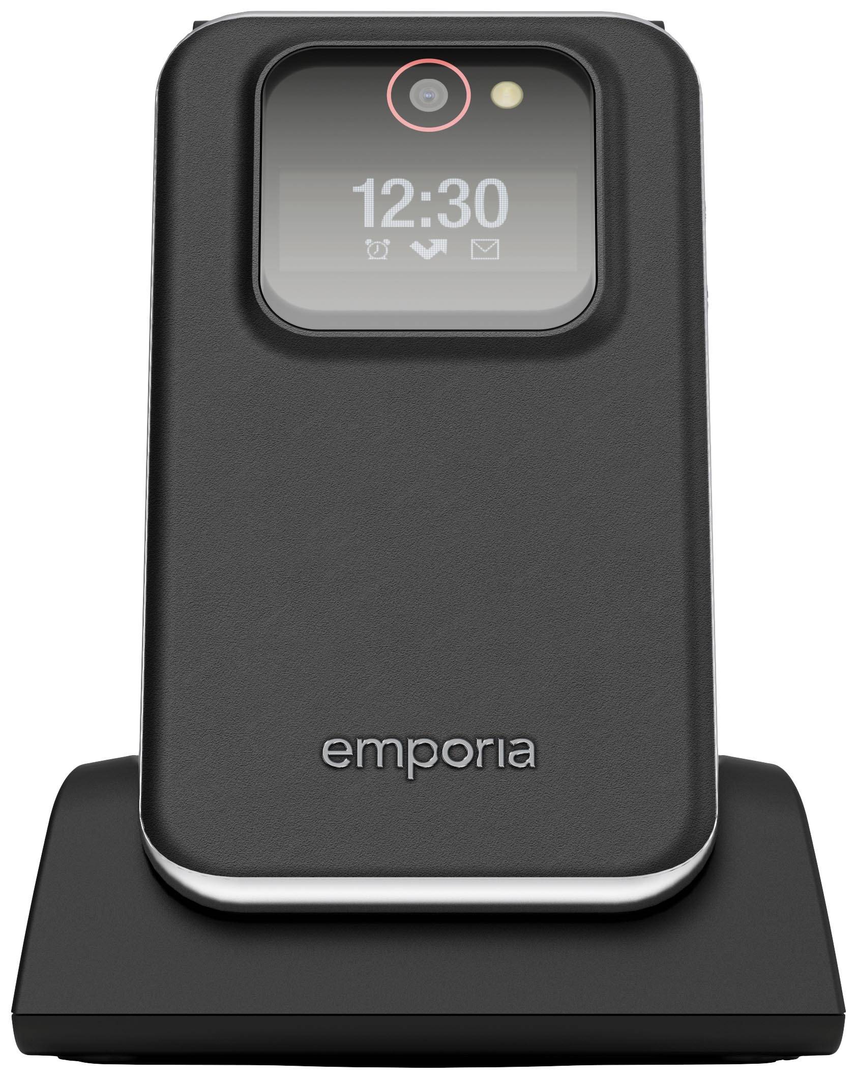 Emporia JOY Senioren-Klapp-Handy SOS Taste Schwarz