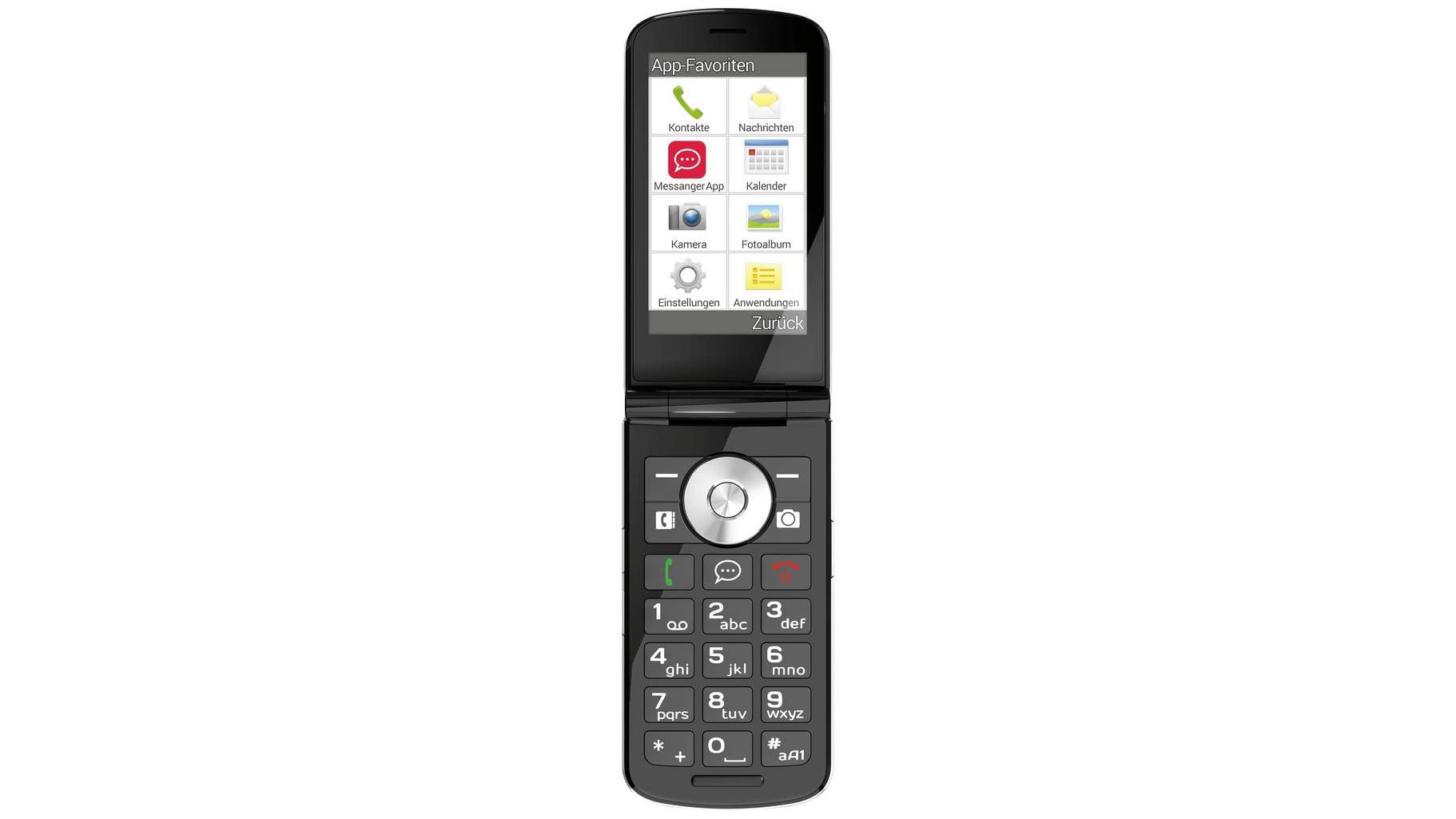 Emporia TOUCHsmart.2 Senioren-Klapp-Handy IP54, SOS Taste ...