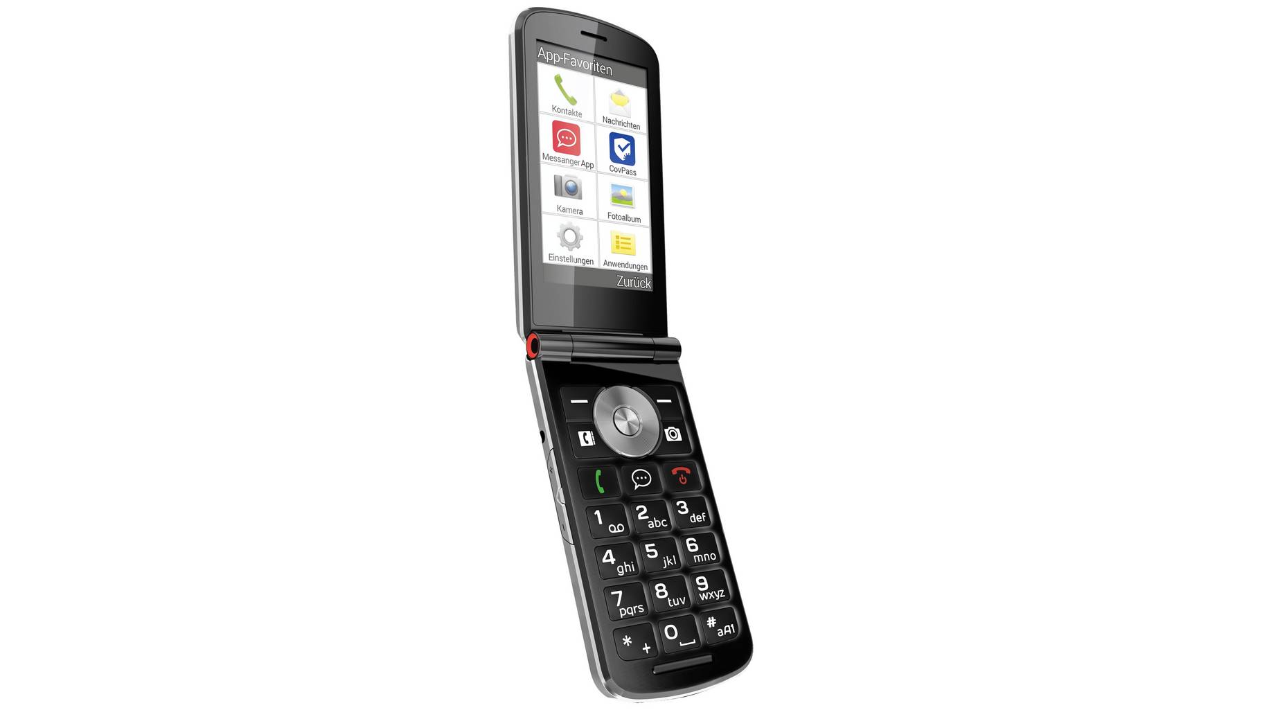 Emporia TOUCHsmart.2 Senioren-Klapp-Handy IP54, SOS Taste ...