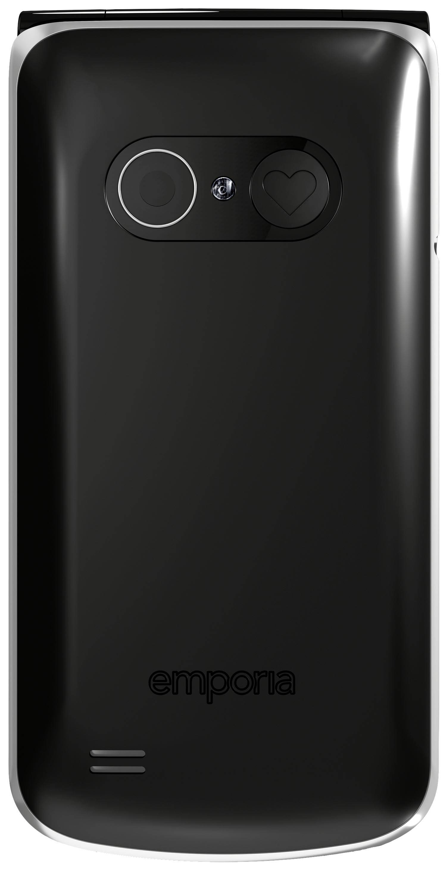 Emporia TOUCHsmart.2 Senioren-Klapp-Handy IP54, SOS Taste, Spritzwassergeschützt, Staubgeschützt Schwarz