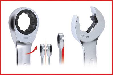 KS Tools 503.5205 Ring-Maulschlüssel-Satz 5teilig Schlüsselweite (Metrisch) 19mm