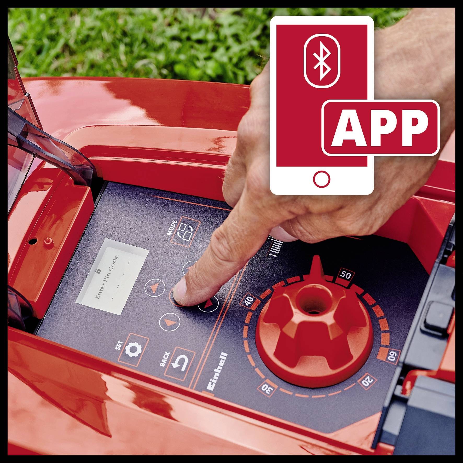 Einhell Power X-Change Mähroboter FREELEXO 750 LCD BT+ Mähroboter Geeignet für Fläche max. 750 m²