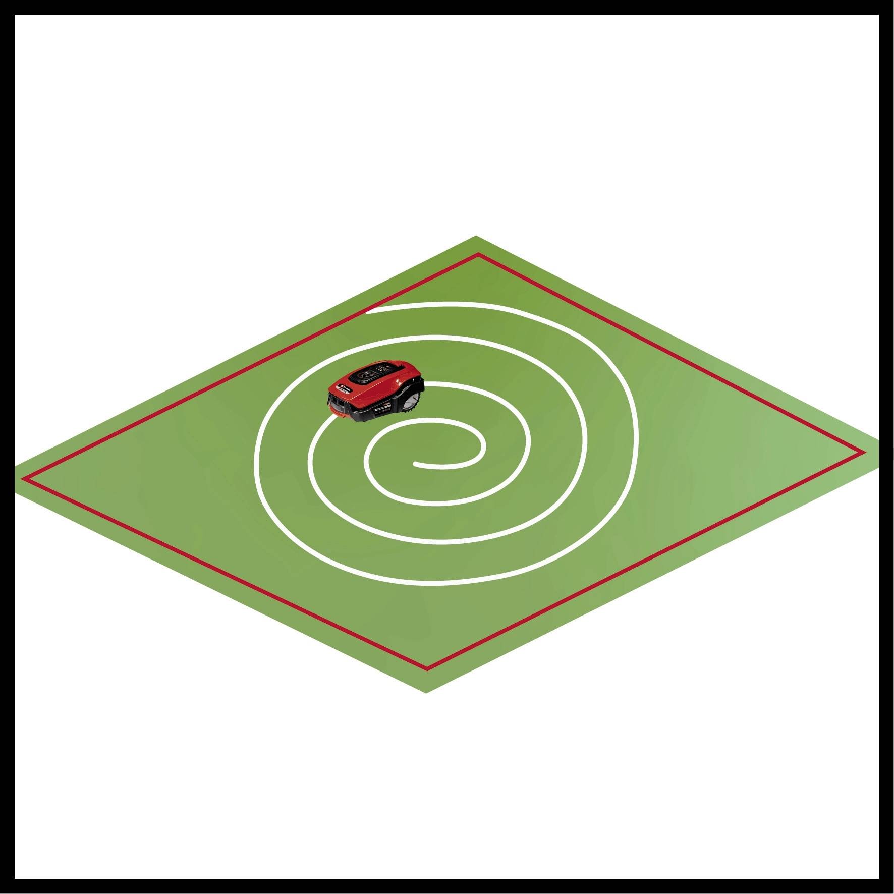 Einhell Power X-Change Mähroboter FREELEXO 750 LCD BT+ Mähroboter Geeignet für Fläche max. 750 m²