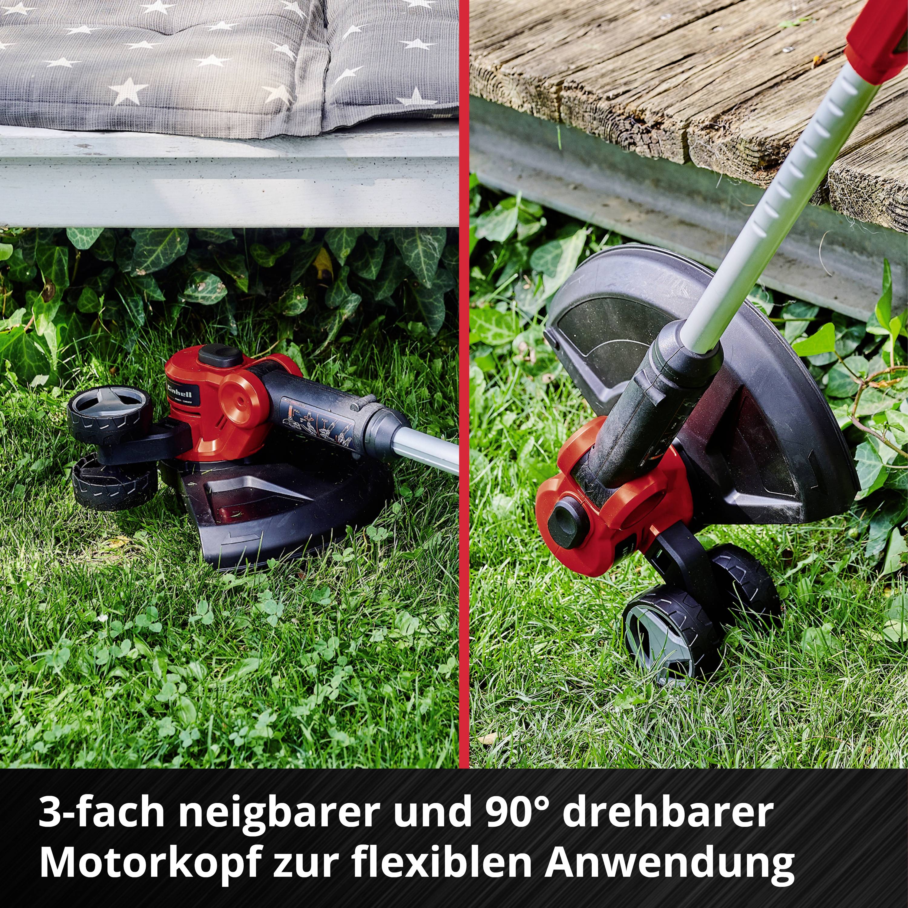 Einhell Power X-Change GE-CT 18/30 Li-Solo Akku Rasentrimmer Höhenverstellbarer Griff, mit Schutzbügel, ohne Akku, ohne Ladegerät