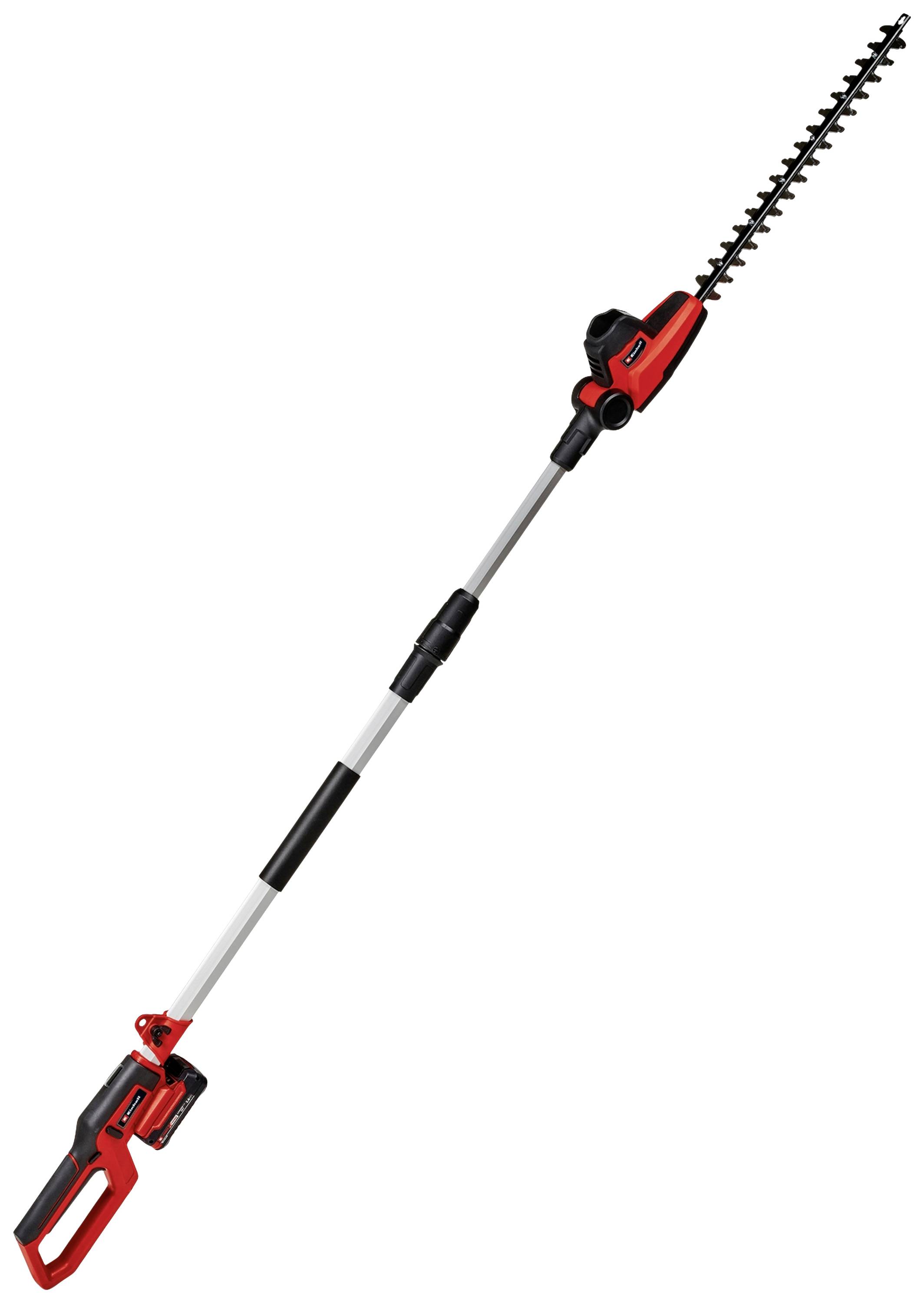 Einhell Power X-Change GC-HH 18/45 Li T-Solo Akku Heckenschere Einstellbarer Holm, Softgriff, Tragegurt, ohne Akku, ohn