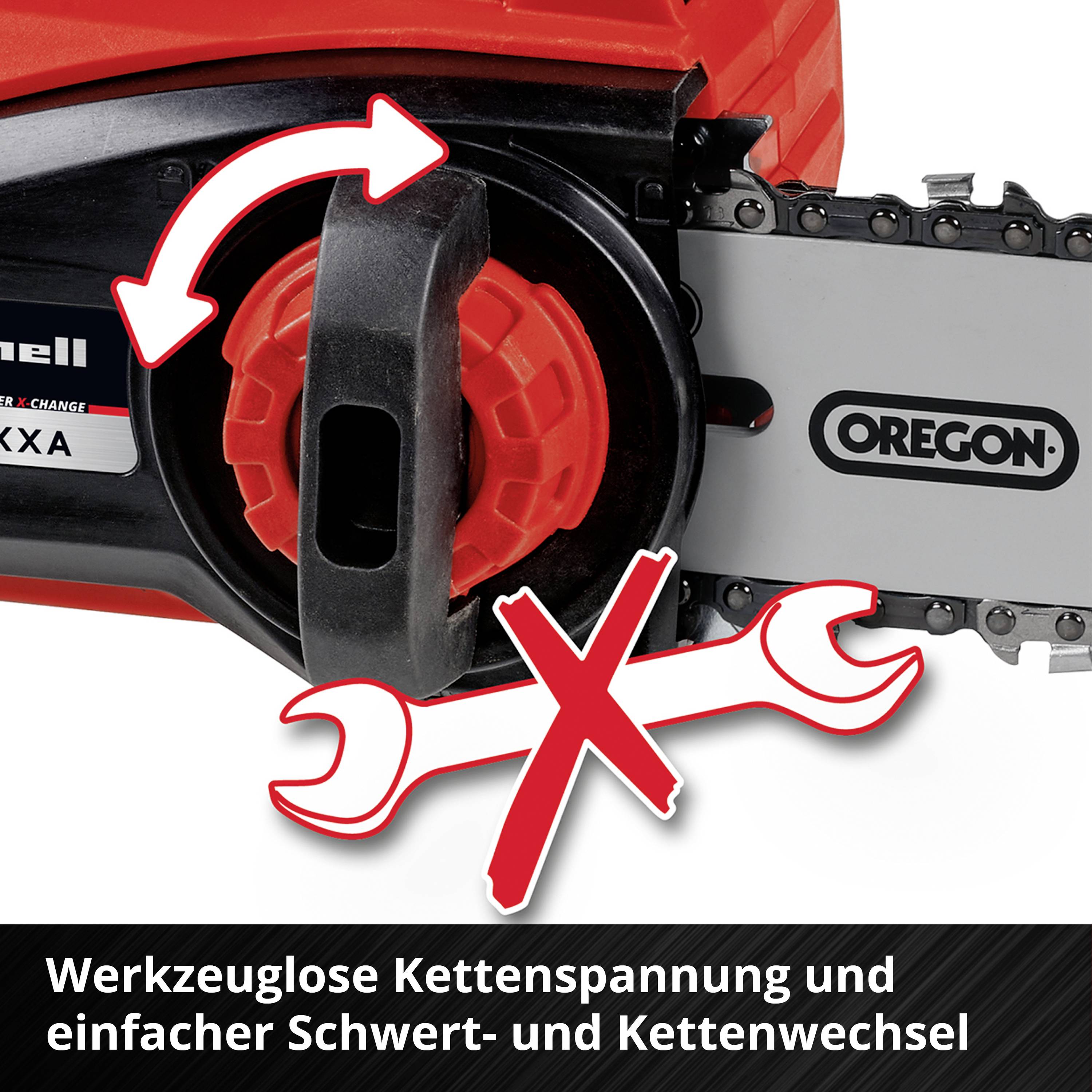 Einhell Professional FORTEXXA 18/20 TH Akku Kettensäge ohne Akku, ohne Ladegerät 18 V Schwertlänge 200 mm