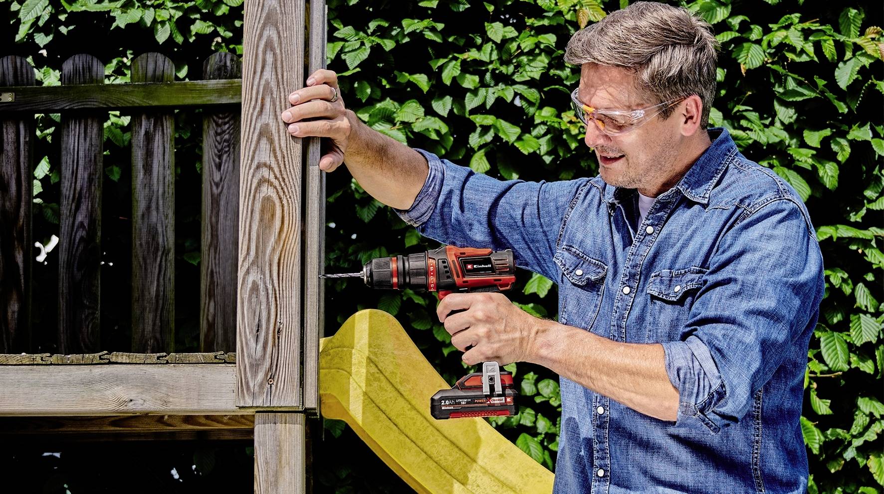 Einhell Power X-Change TE-CD 18/45 3X-Li +22 4513990 Akku-Bohrschrauber 18V 2Ah inkl. Akku, inkl. Winkeladapter