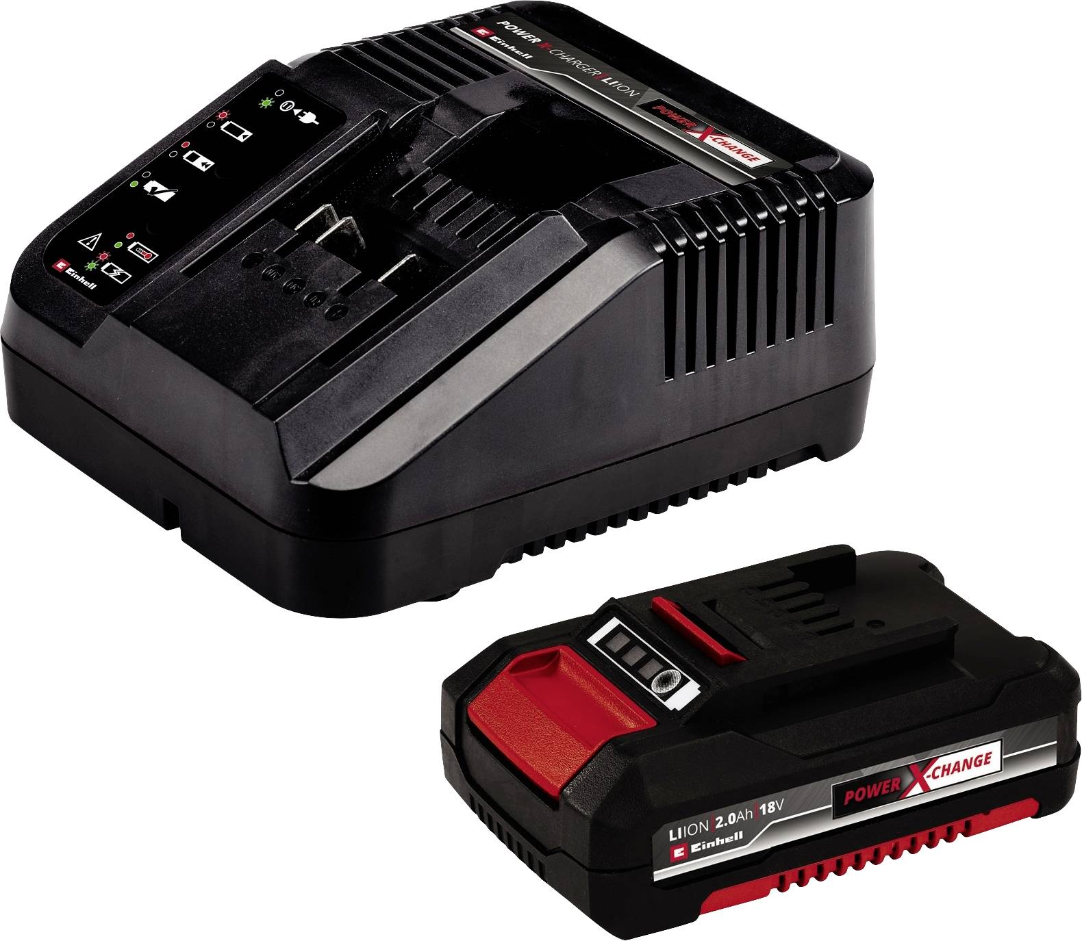 Einhell Power X-Change TE-CD 18/45 3X-Li +22 4513990 Akku-Bohrschrauber 18V 2Ah inkl. Akku, inkl. Winkeladapter