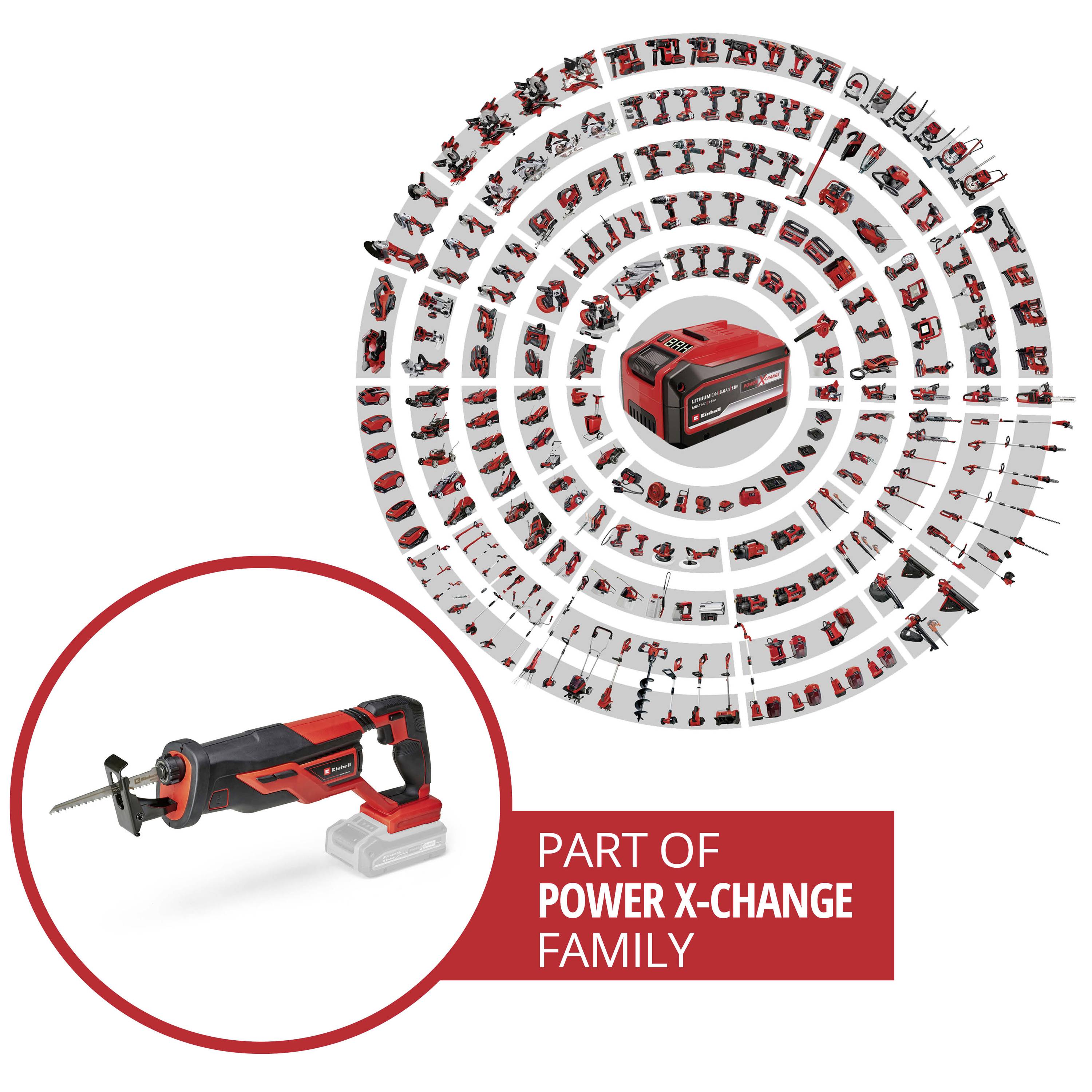 Einhell Power X-Change TE-AP 18/26 Li - Solo Akku-Multisäge 4326290 ohne Akku, ohne Ladegerät 18 V