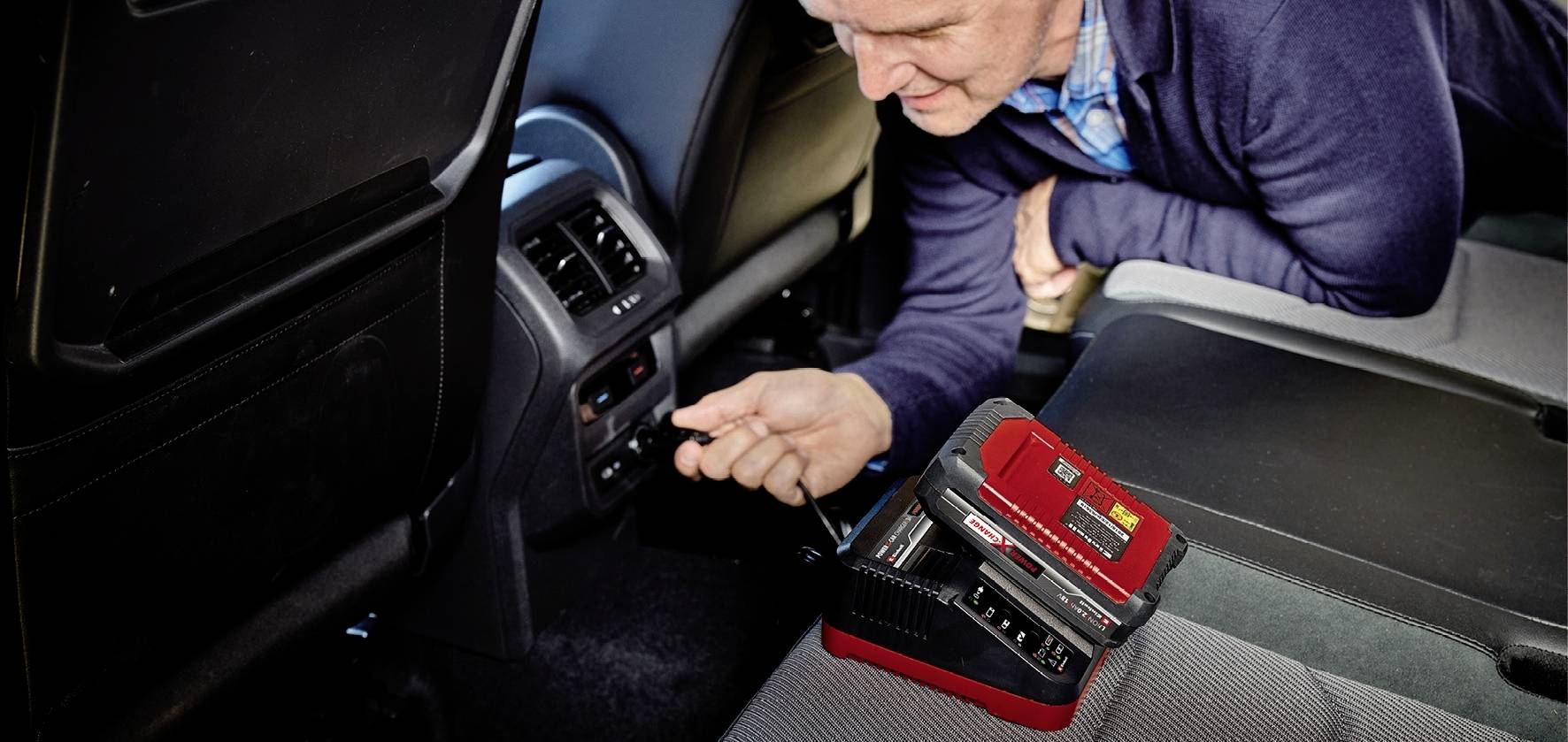 Einhell Power X-Car Charger 3A Akkupack-Ladegerät 4512113