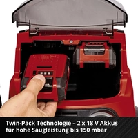 Einhell Professional TP-VC 36/30 S Auto-Solo 2347143 Nass-/Trockensauger 30l ohne Akku, ohne Ladegerät Einhell Professional TP-VC 36/30 S Auto-Solo 2347143 Nass-/Trockensauger 30l ohne Akku, ohne Ladegerät