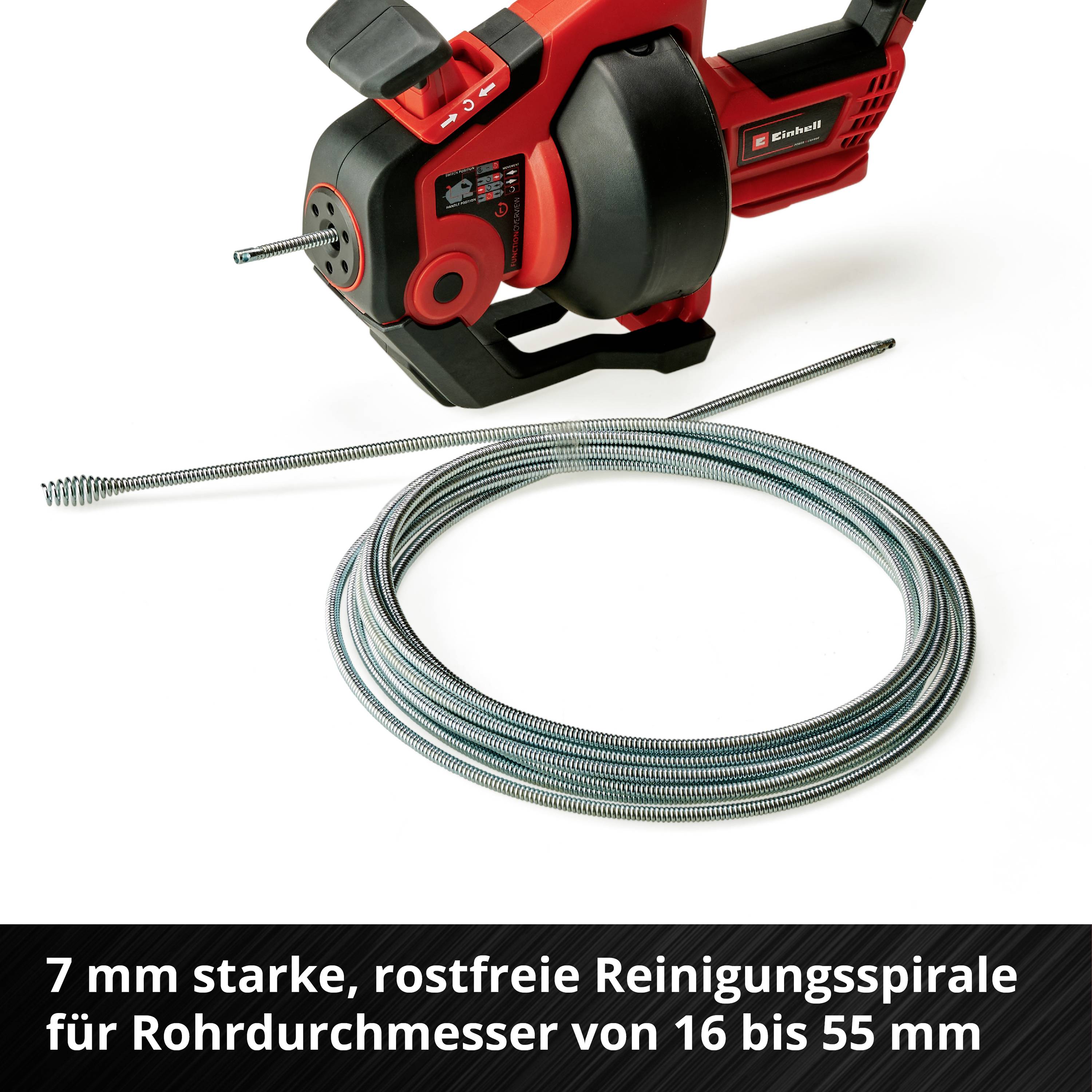 Einhell Power X-Change TE-DA 18/760 Li Solo 4514160 Rohrreiniger 362mm