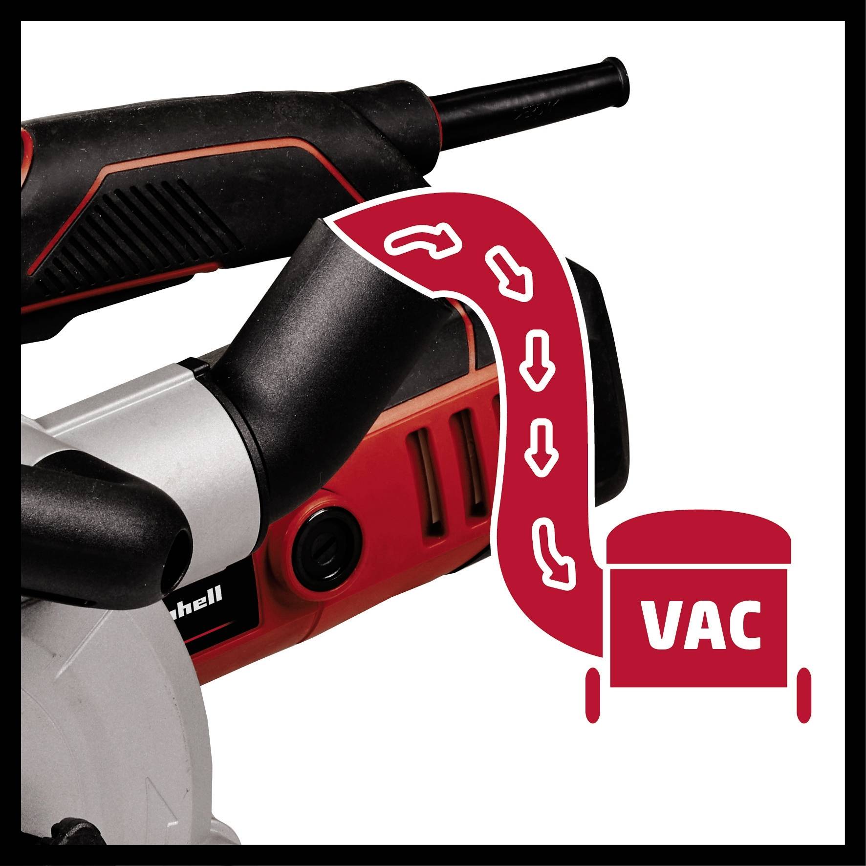 Einhell TE-MA 1500 4350735 Mauernutfräse 125mm ohne Akku, ohne Ladegerät, mit Zubehör 1500W 240V