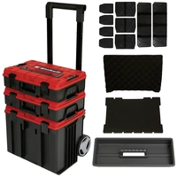 Einhell E-Case Tower 4540015 Transportkoffer Kunststoff Schwarz, Rot (L x B x H) 430 x 400 x 675mm Einhell E-Case Tower 4540015 Transportkoffer Kunststoff Schwarz, Rot (L x B x H) 430 x 400 x 675mm