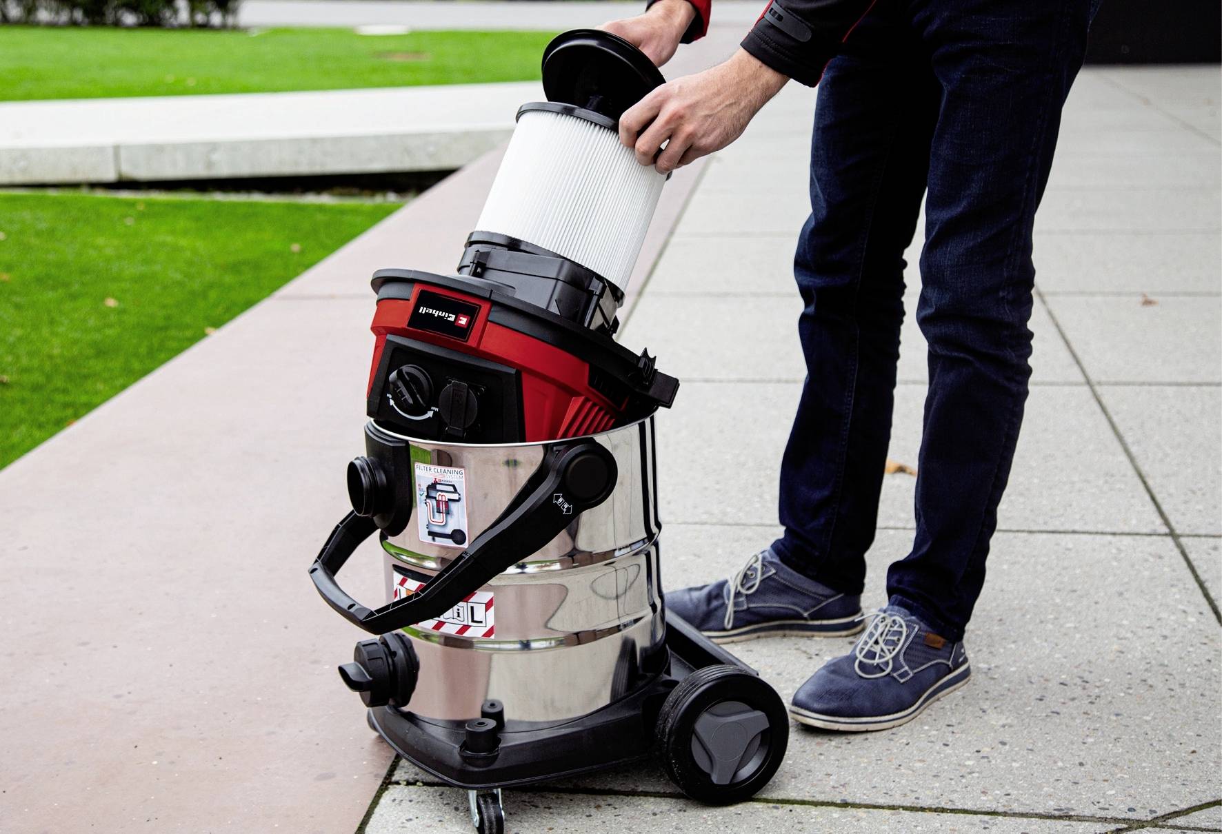 Einhell Nass-Trockensauger-Zubehör Faltenfilter für Staubklasse L 2351126 Staubsauger-Filter