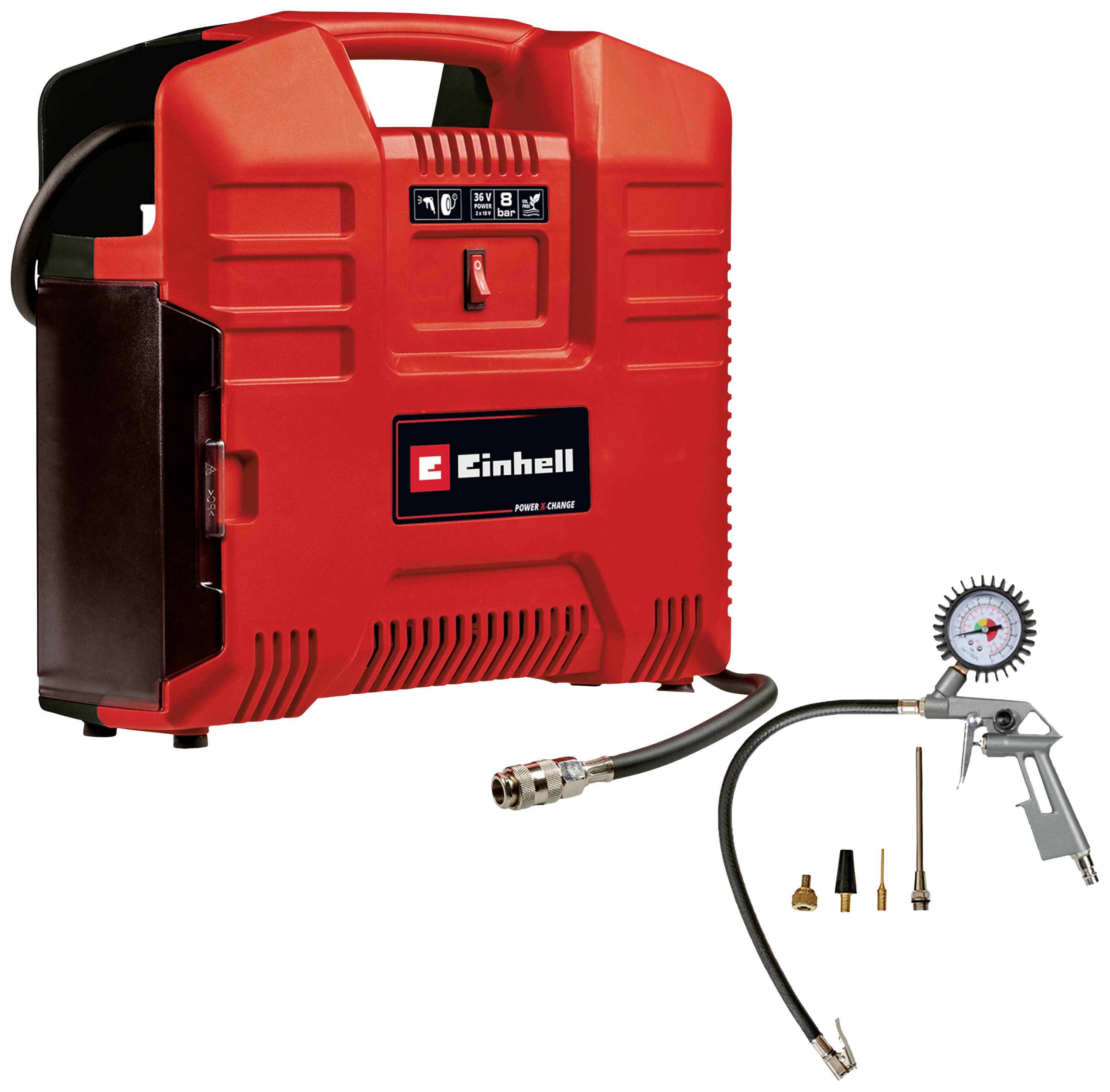 Einhell 4020440 Kompressor Power X-Change TE-AC 36/8 Li OF 8 bar