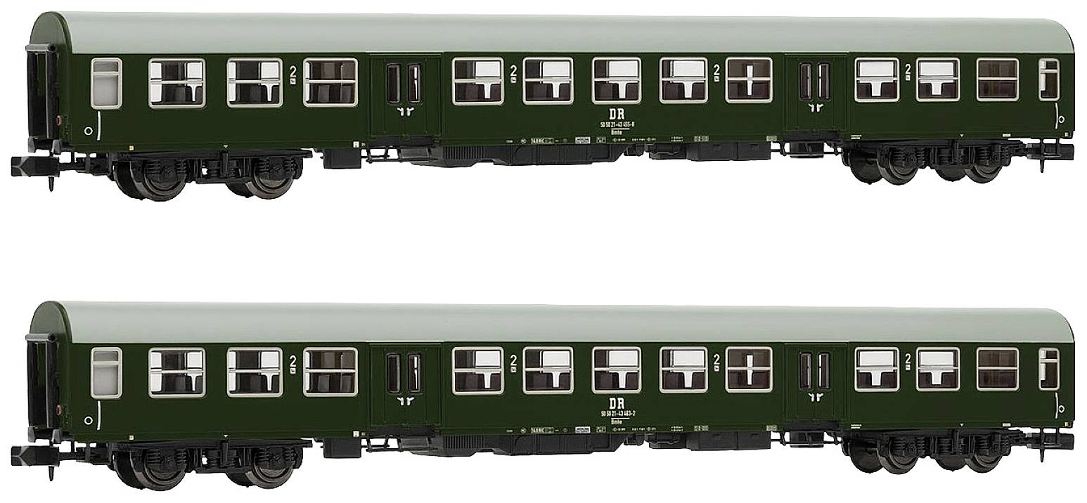 Arnold HN4369 N 2er-Set Nahverkehrswagen der DR