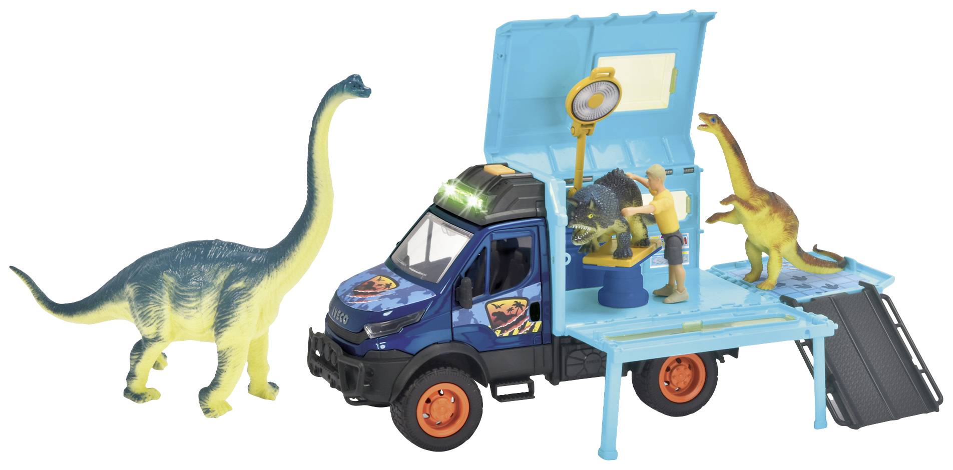 Dickie Toys LKW Modell Dino World Lab Fertigmodell LKW Modell