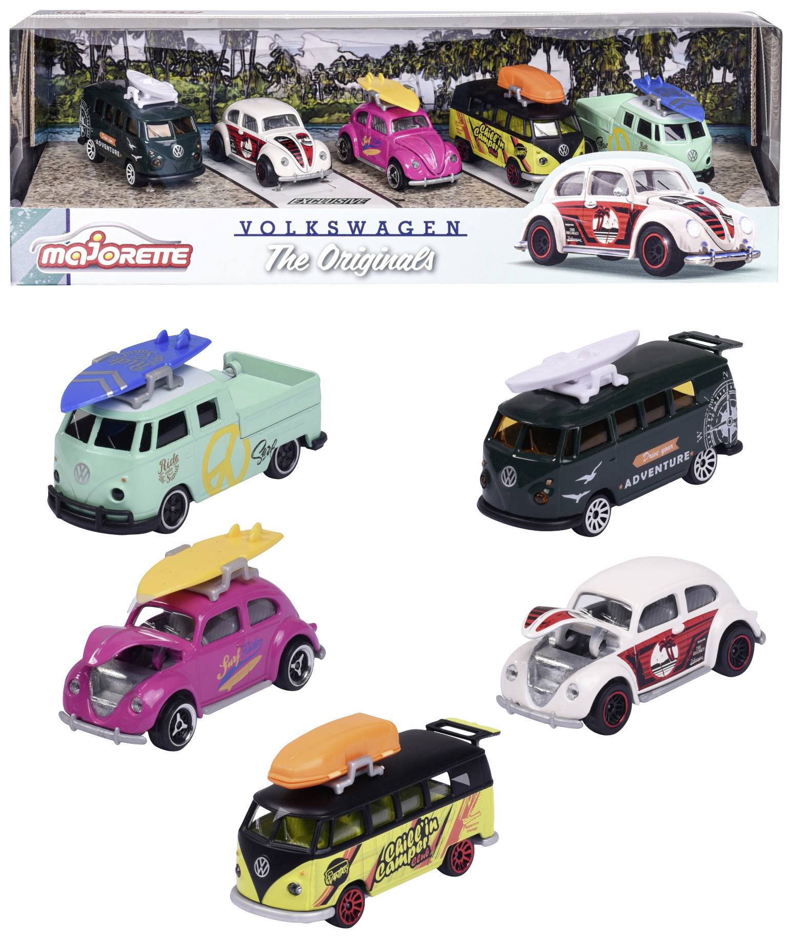 Majorette VW The Originals 5er Modellauto
