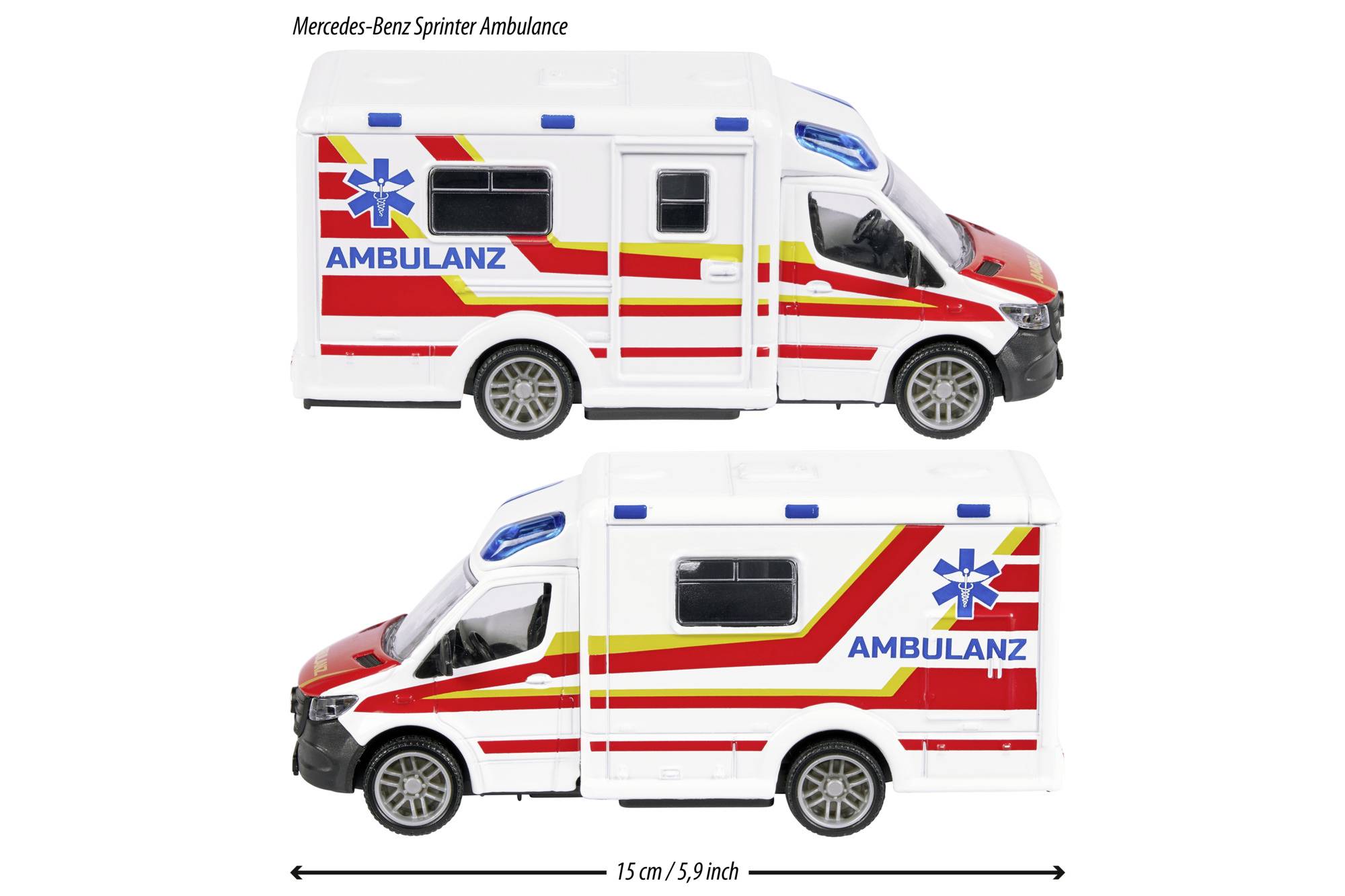 Majorette Mercedes-Benz Sprinter Ambulance Modellauto