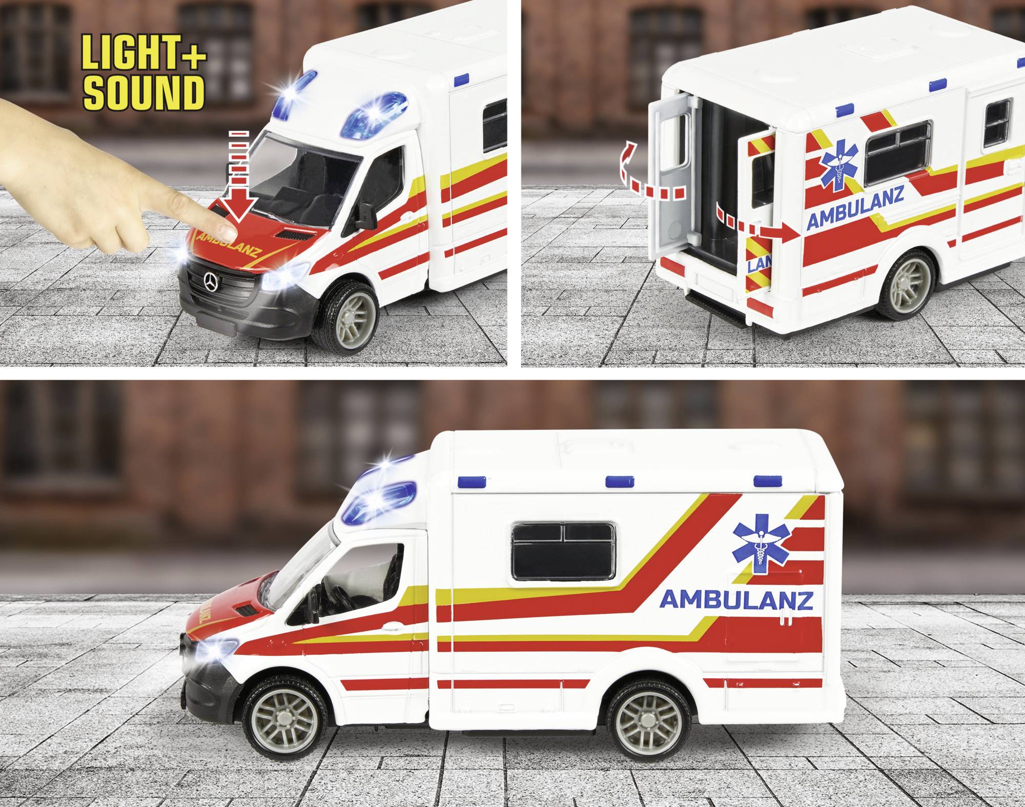 Majorette Mercedes-Benz Sprinter Ambulance Modellauto