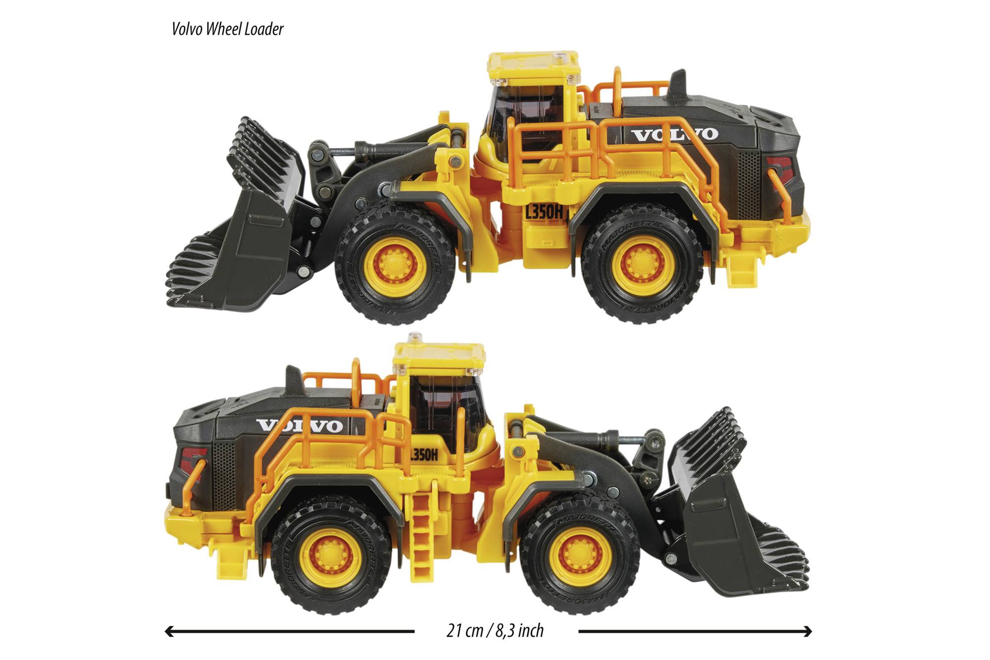 Majorette Volvo Wheel Loader Fertigmodell Baufahrzeug Modell