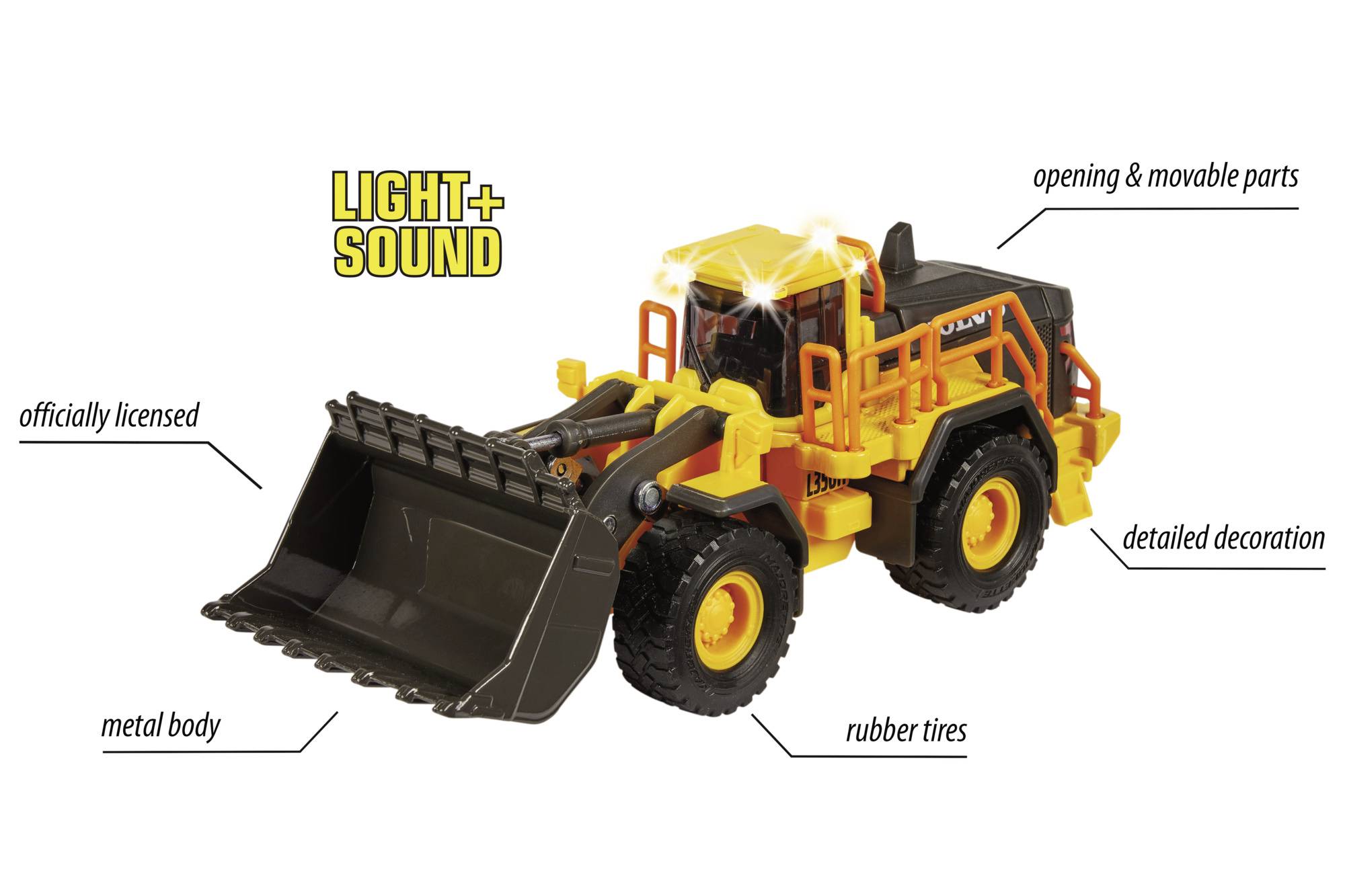 Majorette Volvo Wheel Loader Fertigmodell Baufahrzeug Modell