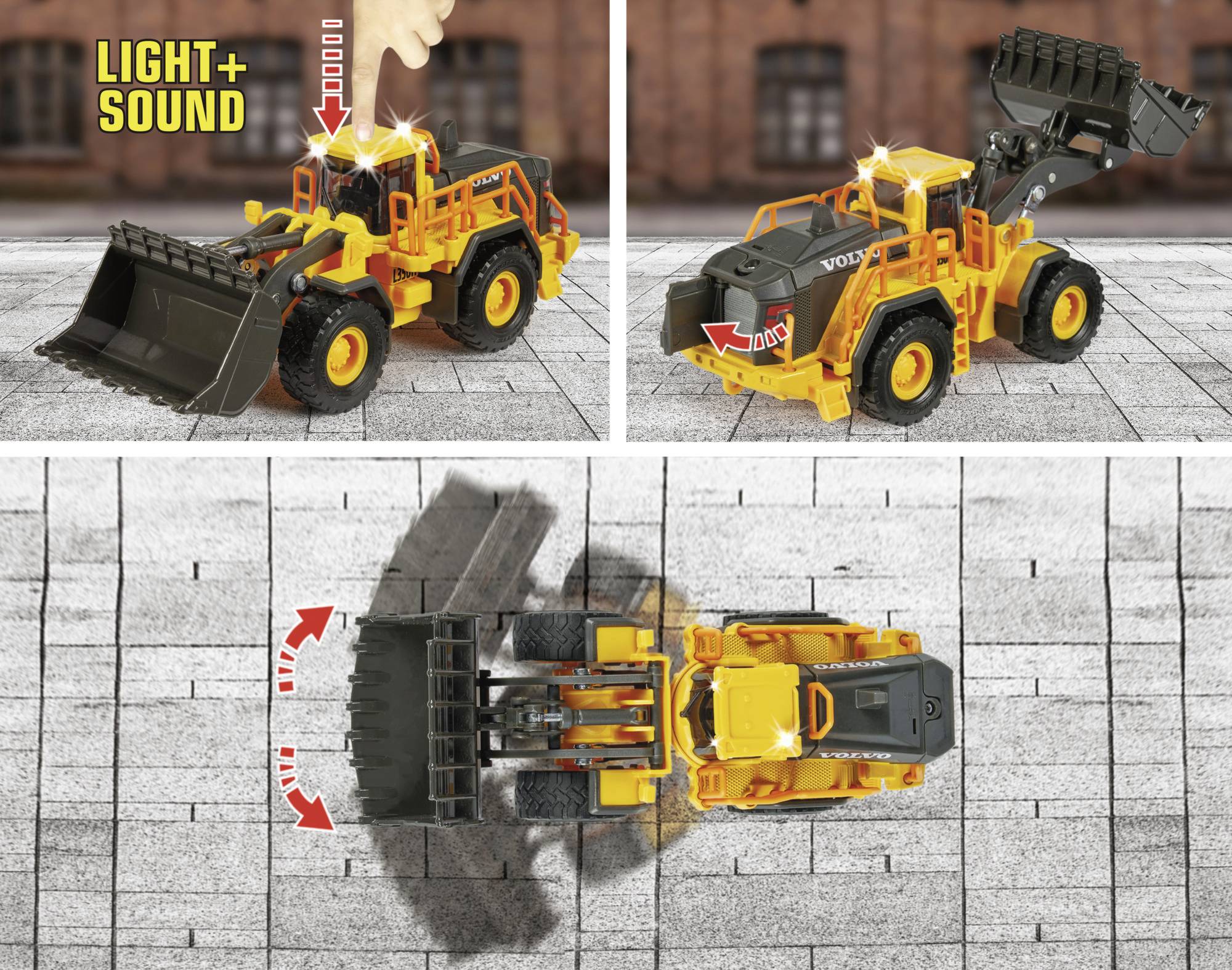 Majorette Volvo Wheel Loader Fertigmodell Baufahrzeug Modell