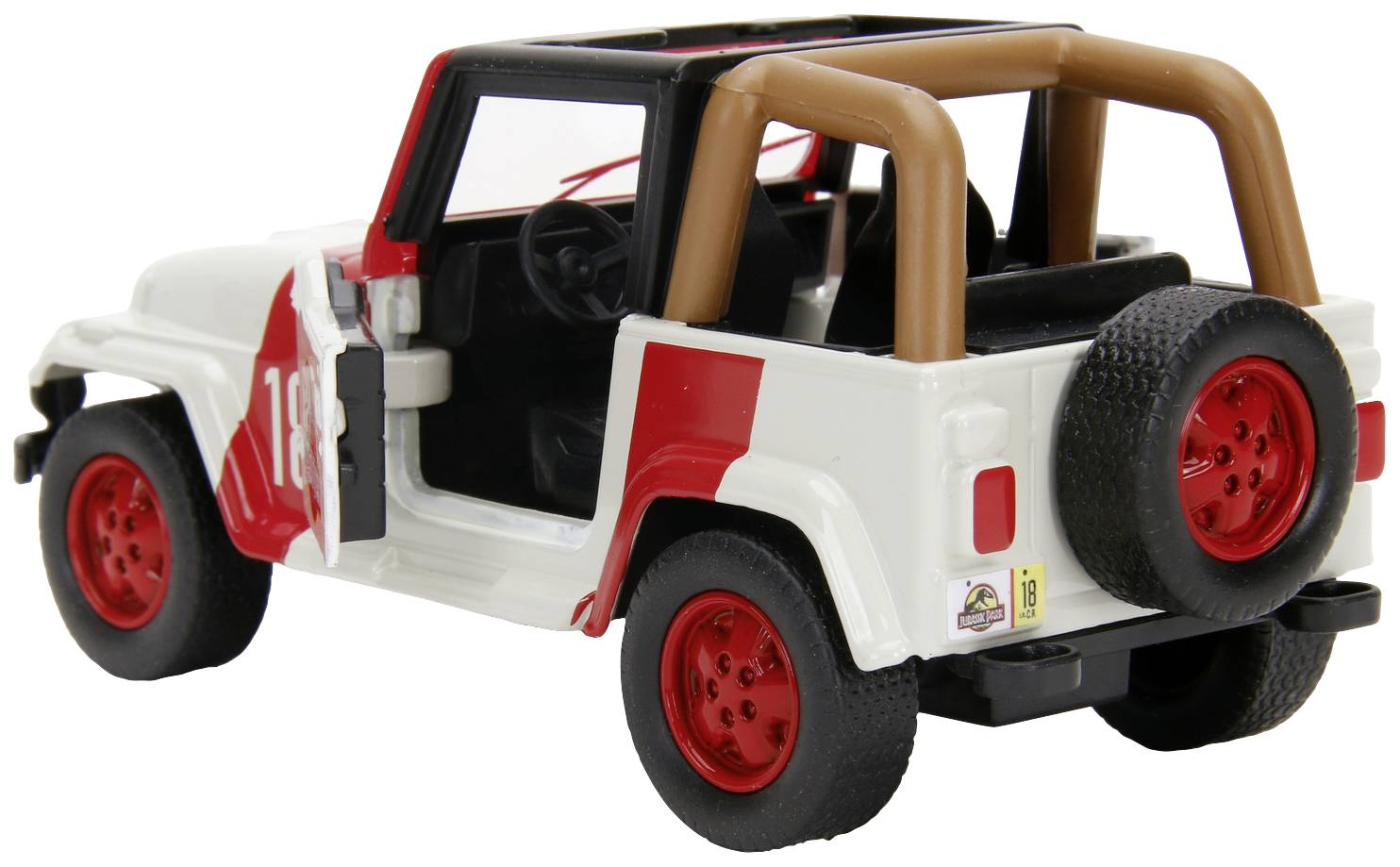 JADA TOYS Jurassic Park Jeep Wrangler 1:32 Modellauto