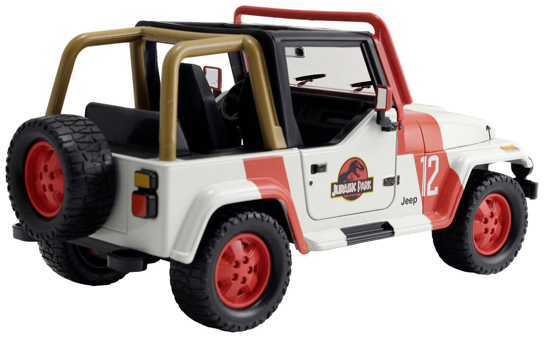 JADA TOYS Jurassic Park 1992 Jeep Wrangler 1:24 Modellauto