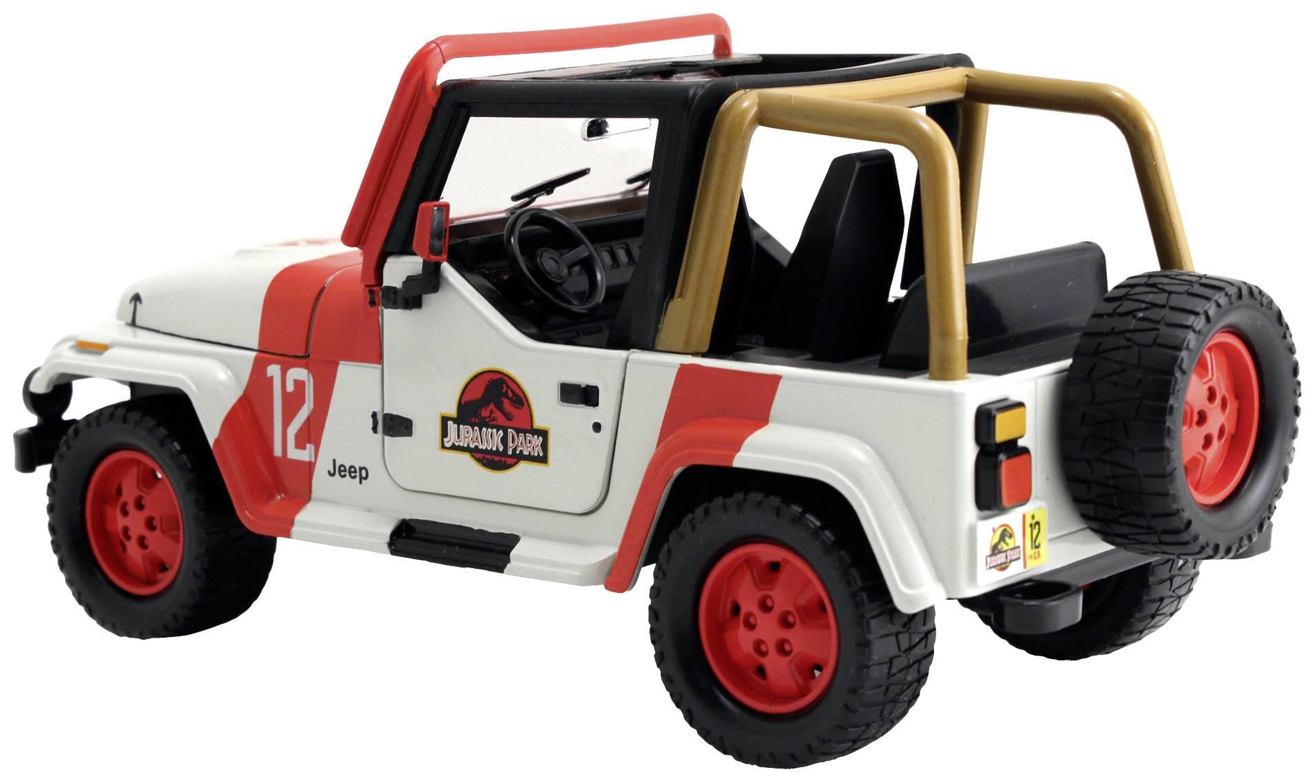 JADA TOYS Jurassic Park 1992 Jeep Wrangler 1:24 Modellauto
