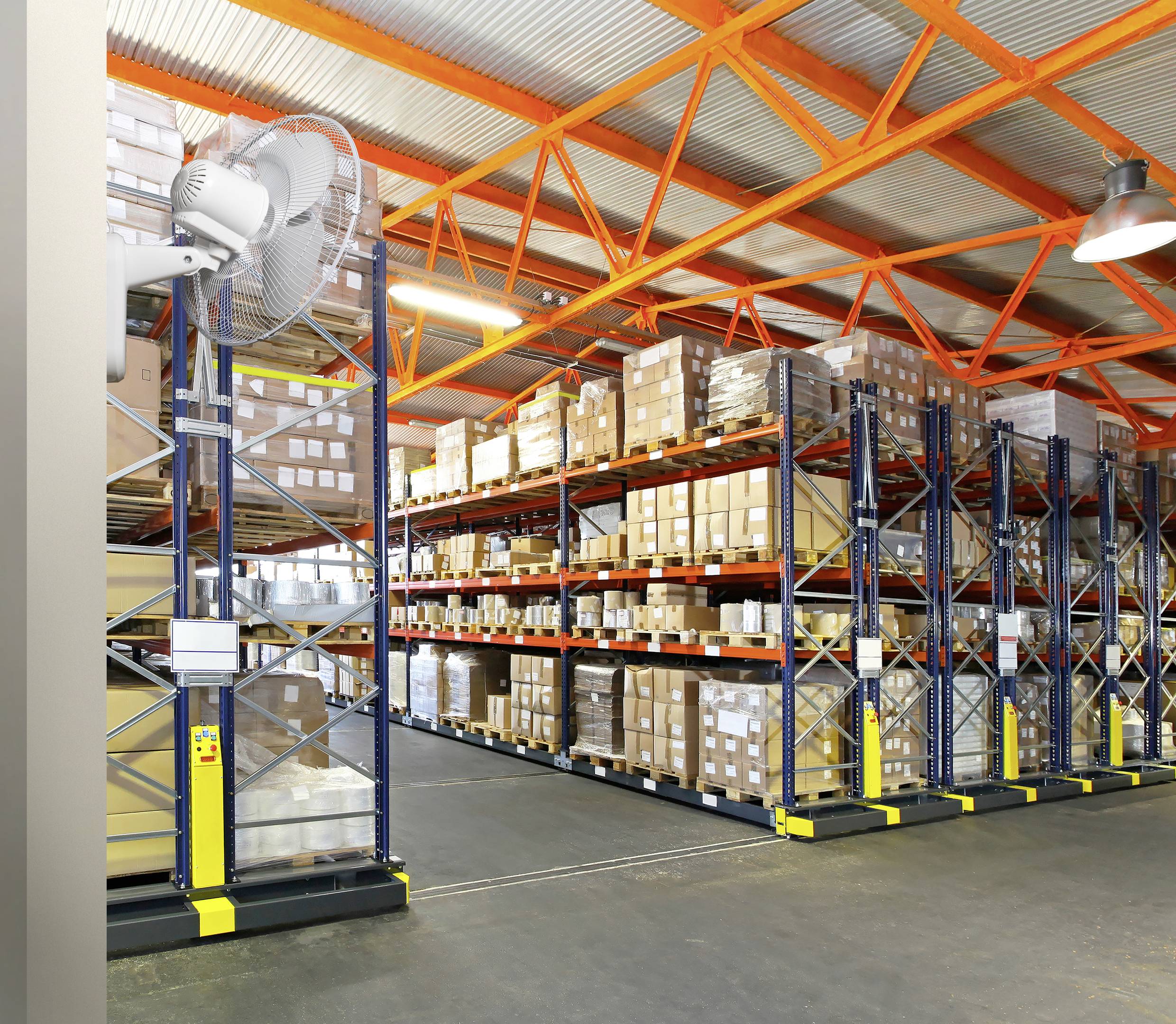 Sygonix Wandventilator 45 W (L x B x H) 335 x 535 x 430 mm Weiß Oszillierend, mit Fernbedienung, Timer
